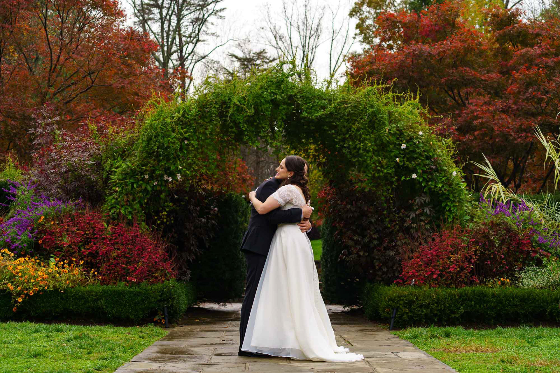 Shoshana and Dani wed at Brookside Gardens in Wheaton, MD on Sunday, November 1, 2020.
