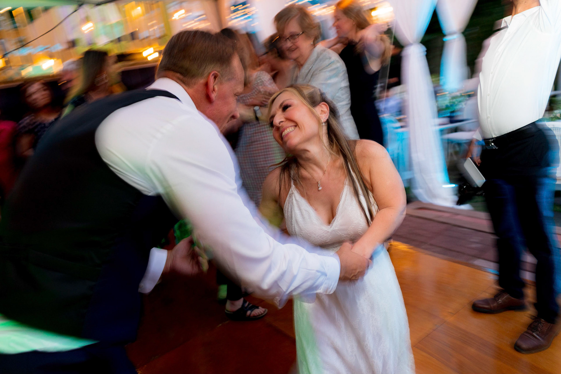 Marina and Mike’s intimate wedding at their home in Arlington, VA.