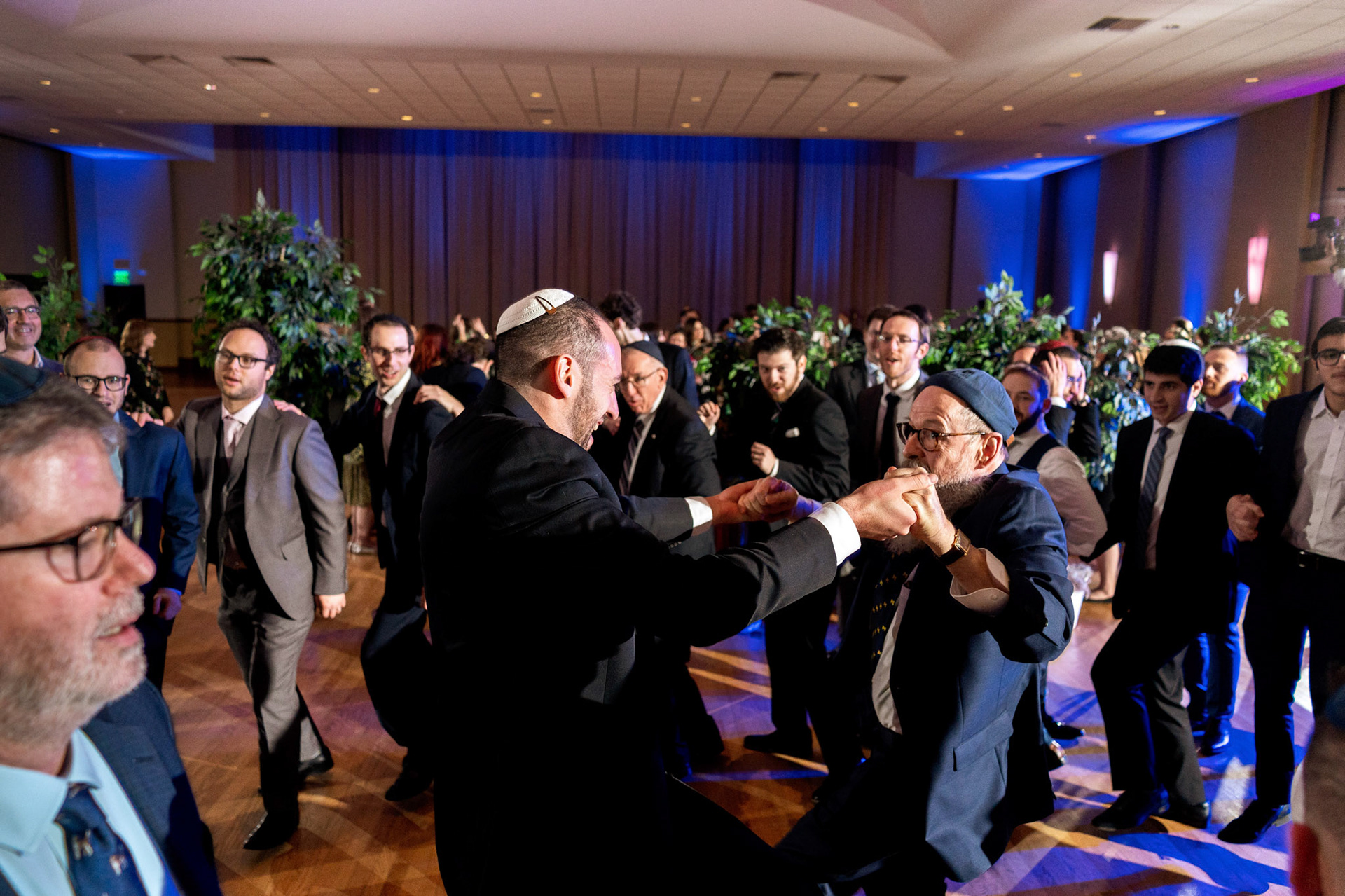 Wedding of Rebecca and Elliot at Beth Tfiloh in Pikesville, MD on Sunday, December 12, 2021.