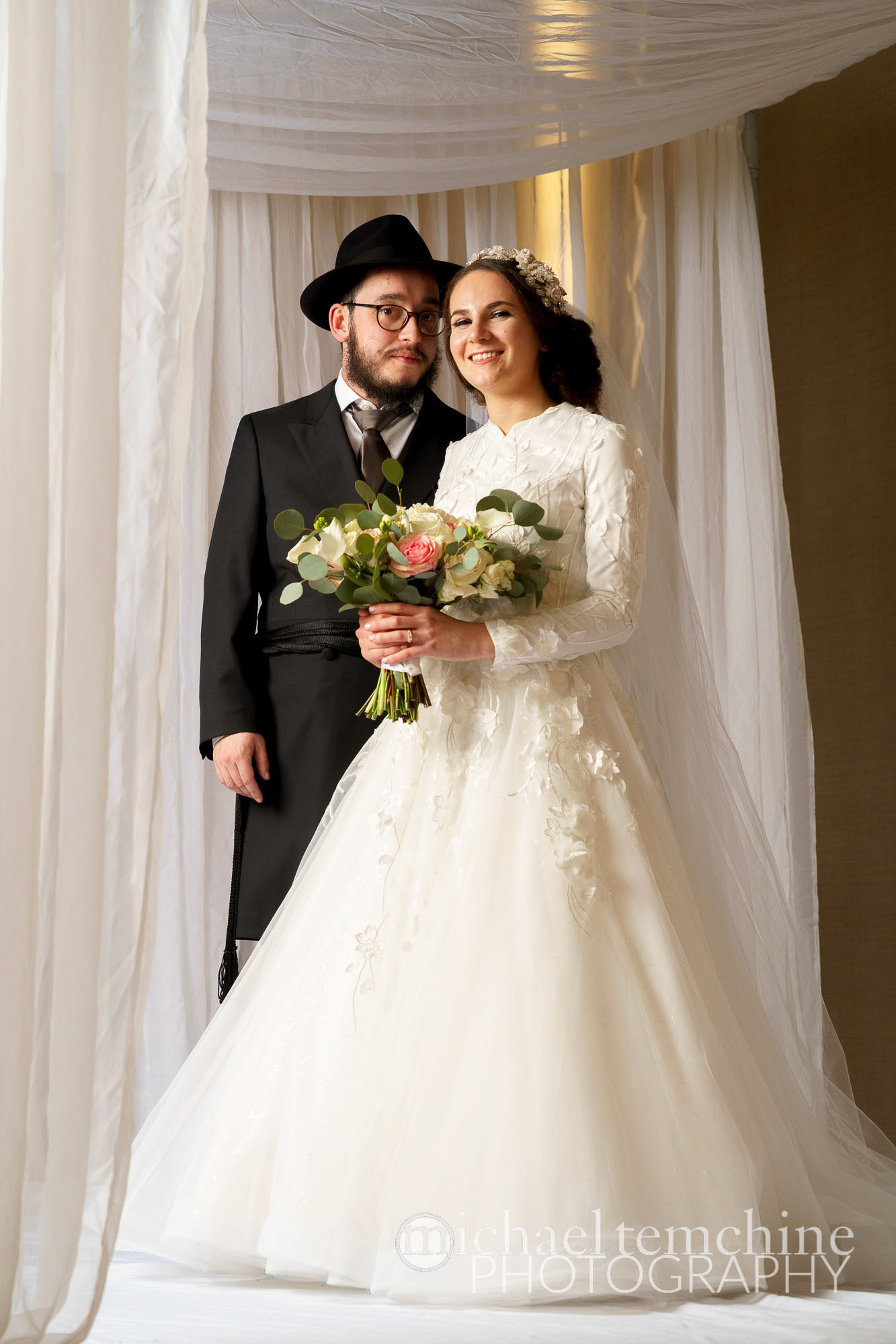 Wedding of Beila and Mendel on Tuesday, December 15, 2020.