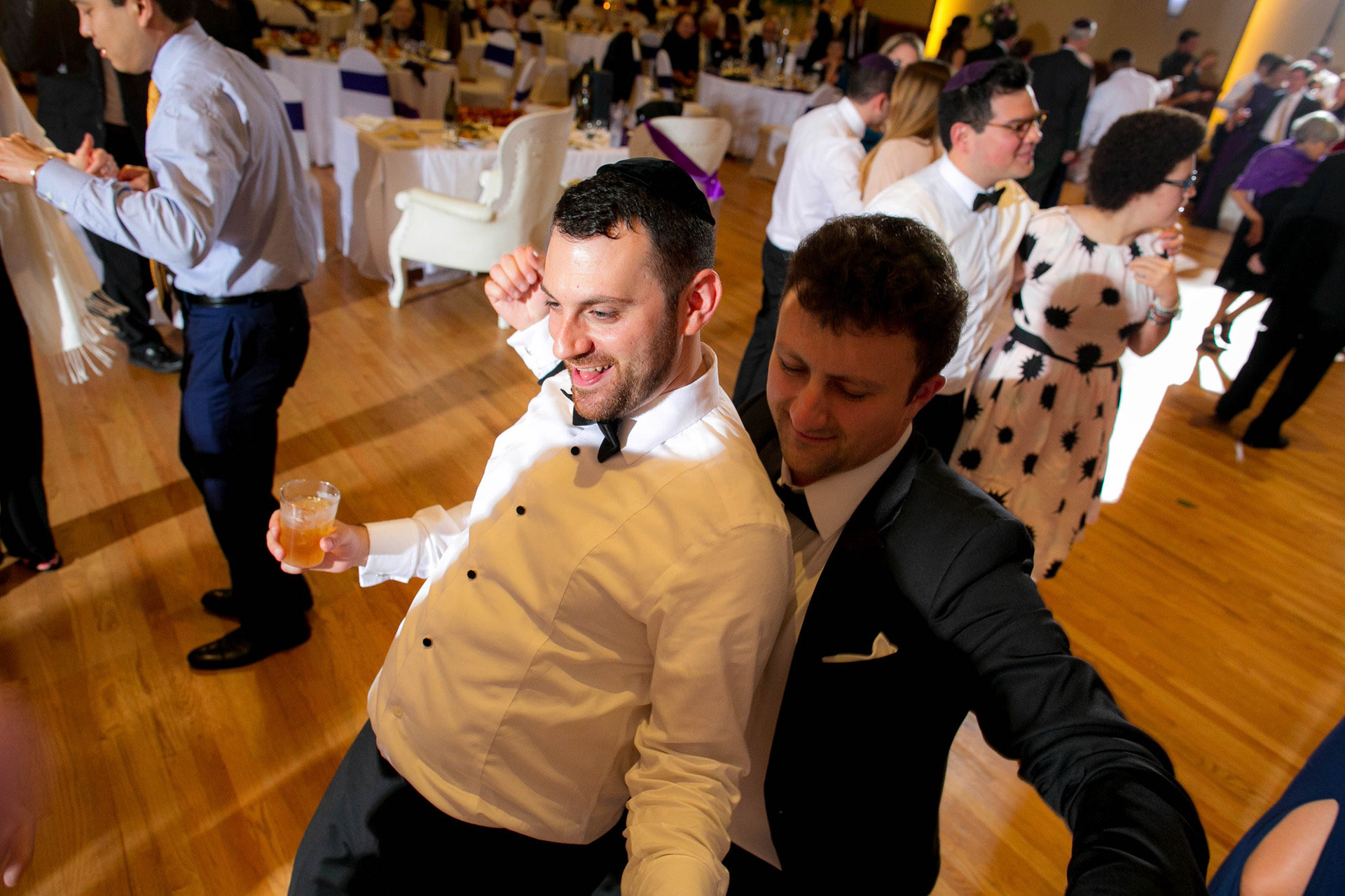 Belen and Barry wed at Beth Tfiloh on Sunday, October 7, 2018.