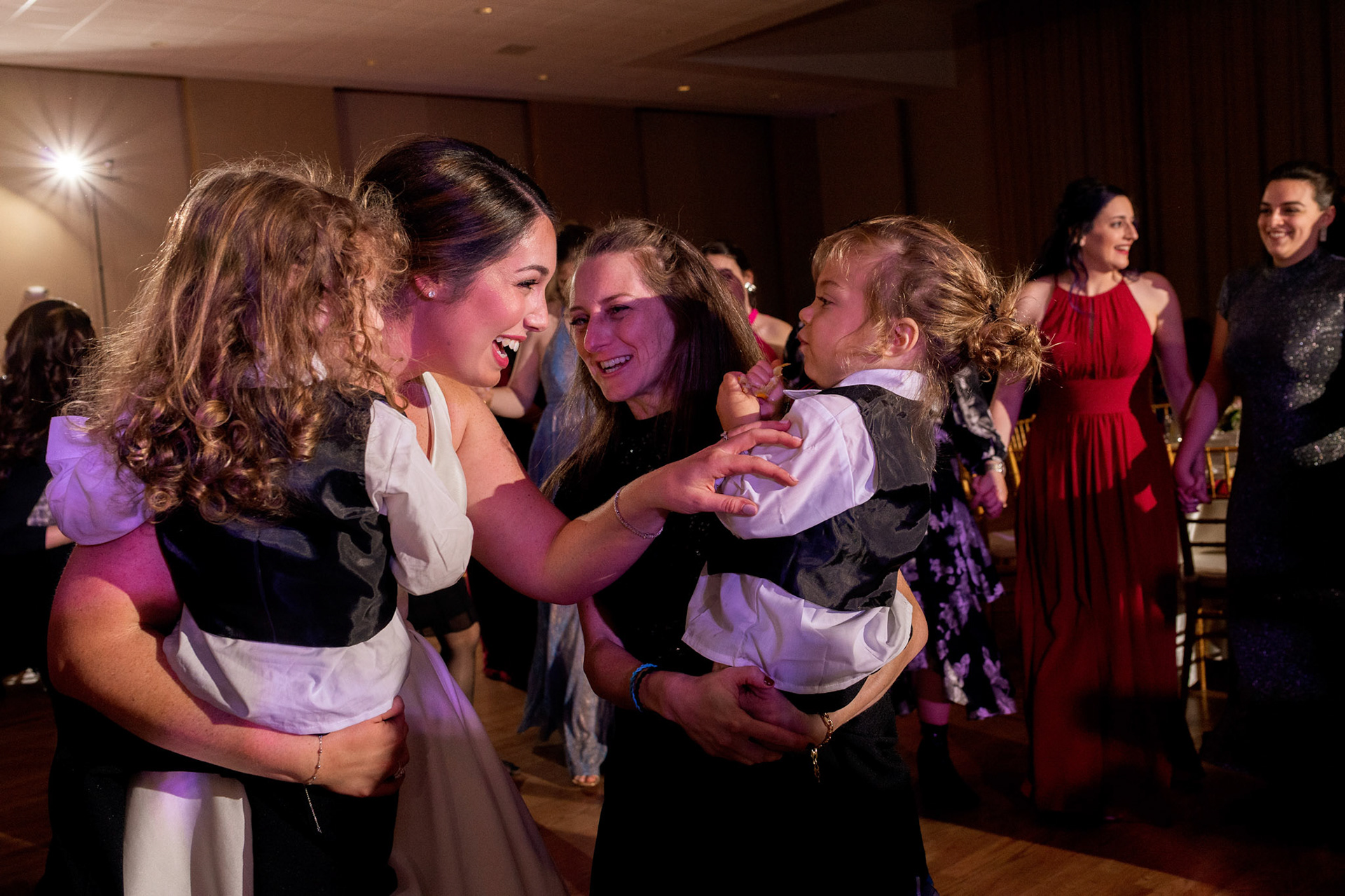Wedding of Rebecca and Elliot at Beth Tfiloh in Pikesville, MD on Sunday, December 12, 2021.