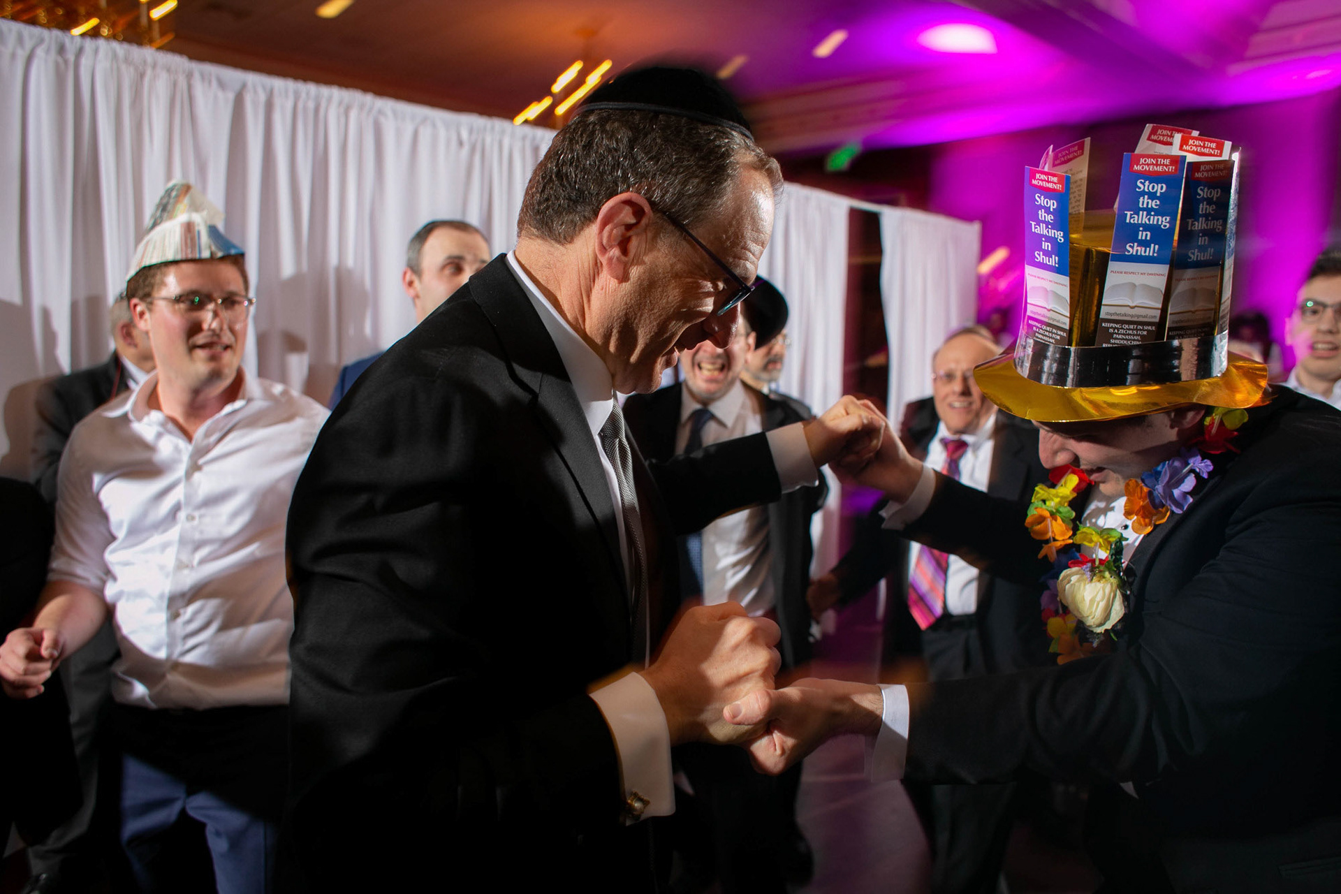 Modern Orthodox Jewish Wedding Grand Lodge Hunt Valley Baltimore Chosson Kallah Tish Bedeken Chuppah Party Portraits Spring Cloudy Rain Fran Berger