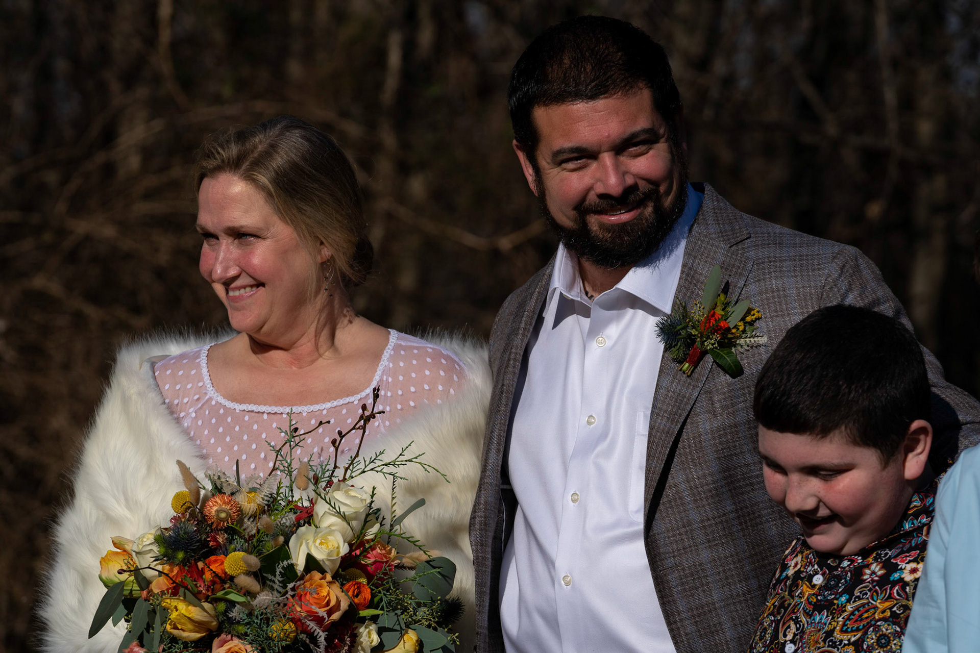 Sarah and Raj wed at their home in Parkton, MD on Sunday, December 27, 2020.