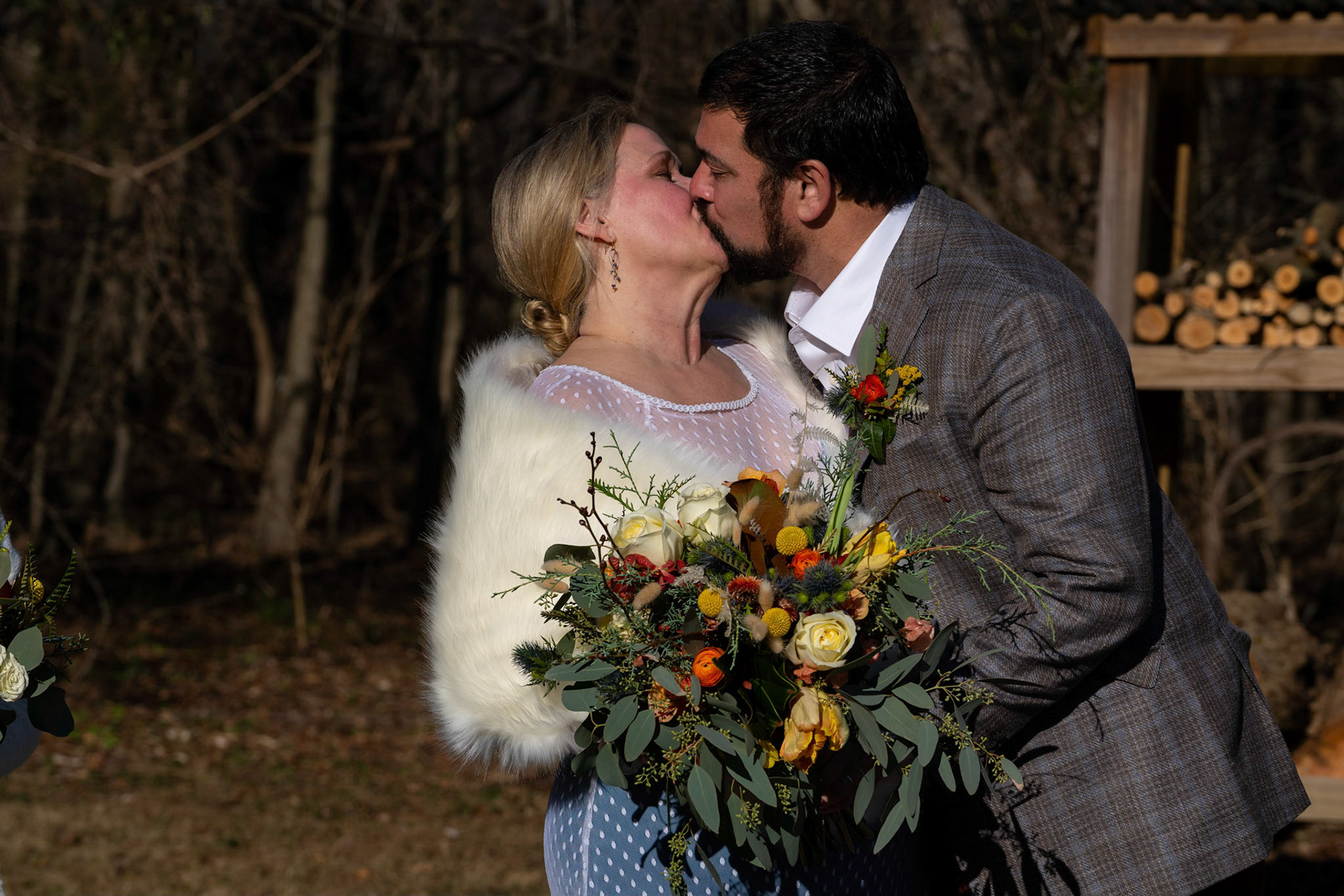 Sarah and Raj wed at their home in Parkton, MD on Sunday, December 27, 2020.