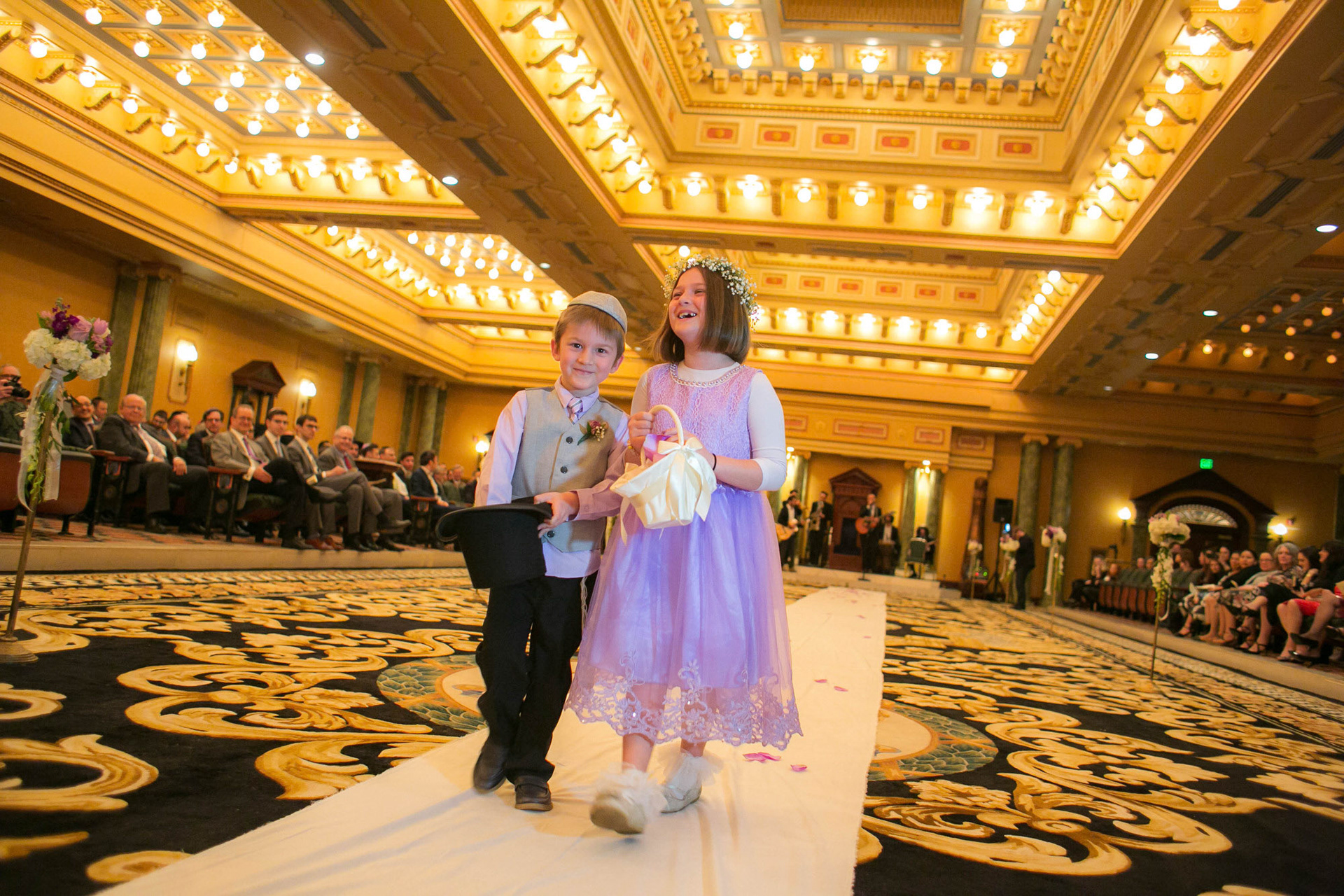 Modern Orthodox Jewish Wedding Grand Lodge Hunt Valley Baltimore Chosson Kallah Tish Bedeken Chuppah Party Portraits Spring Cloudy Rain Fran Berger