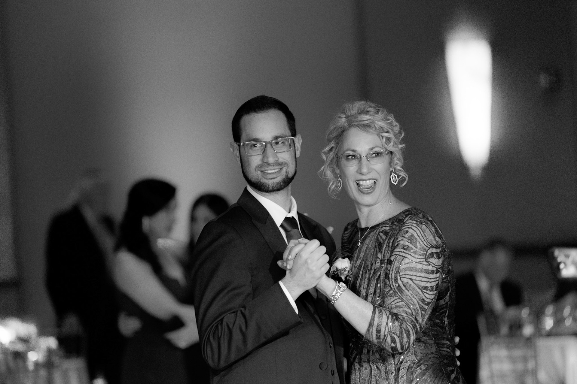 Wedding of Rebecca and Elliot at Beth Tfiloh in Pikesville, MD on Sunday, December 12, 2021.