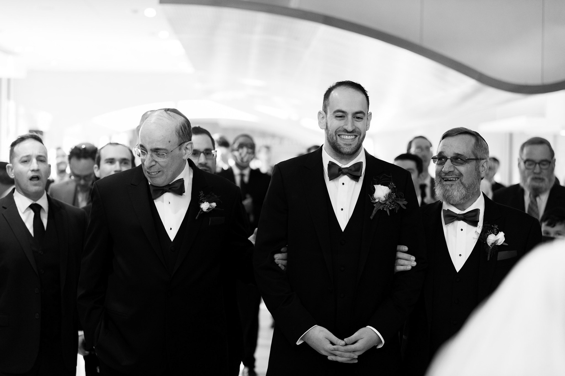 Wedding of Rebecca and Elliot at Beth Tfiloh in Pikesville, MD on Sunday, December 12, 2021.