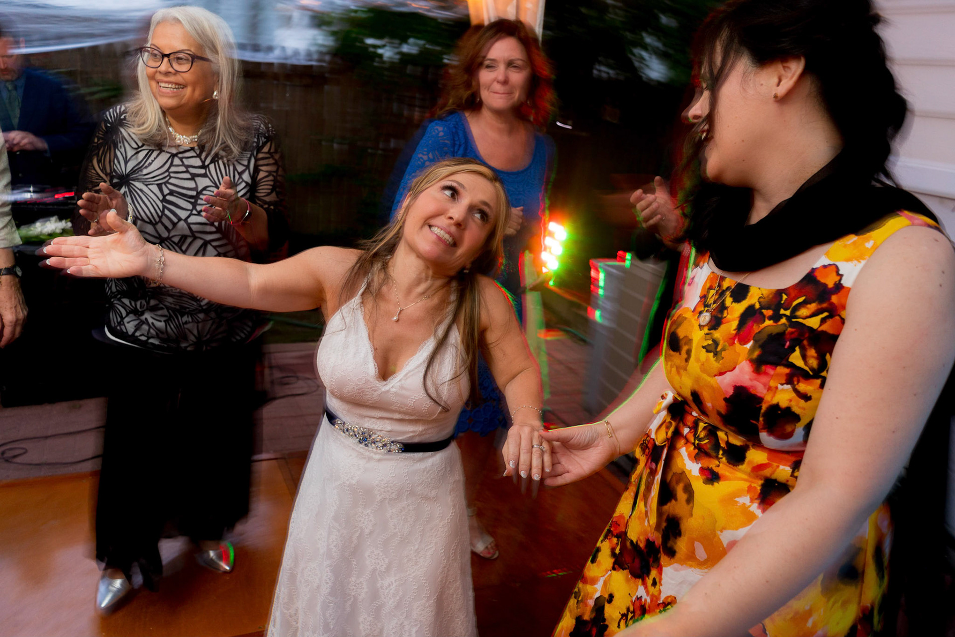 Marina and Mike’s intimate wedding at their home in Arlington, VA.