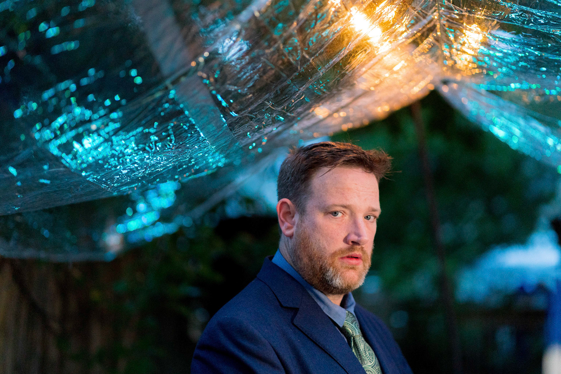 Marina and Mike’s intimate wedding at their home in Arlington, VA.