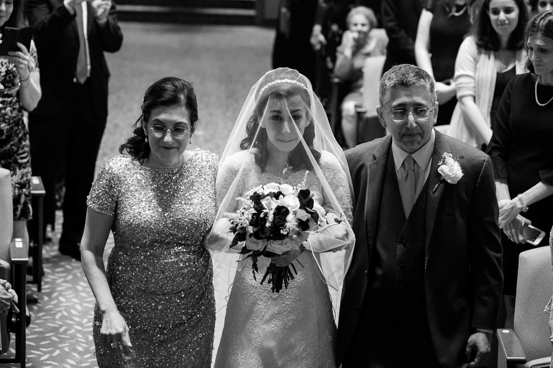 Arienne and Avi wed at Beth Tfiloh on Sunday, June10, 2018.
