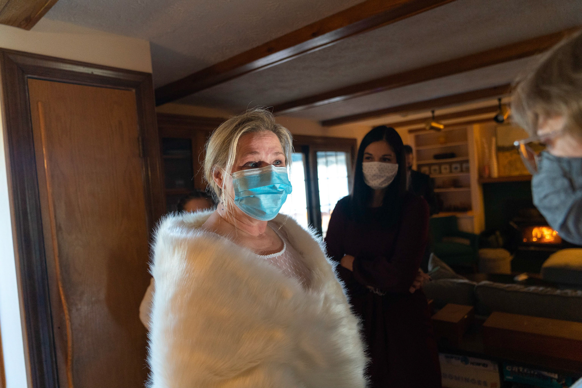 Sarah and Raj wed at their home in Parkton, MD on Sunday, December 27, 2020.