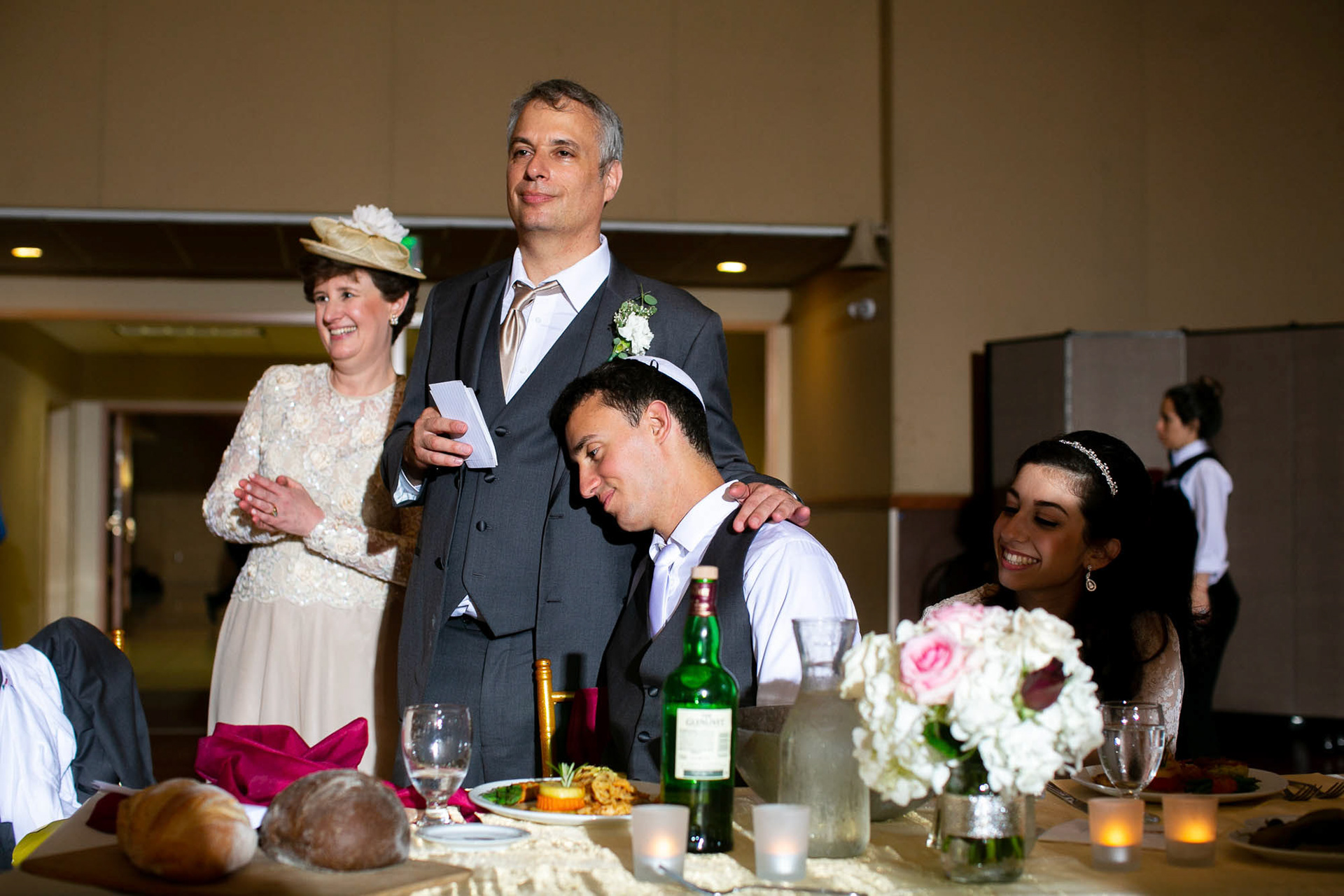 Arienne and Avi wed at Beth Tfiloh on Sunday, June10, 2018.