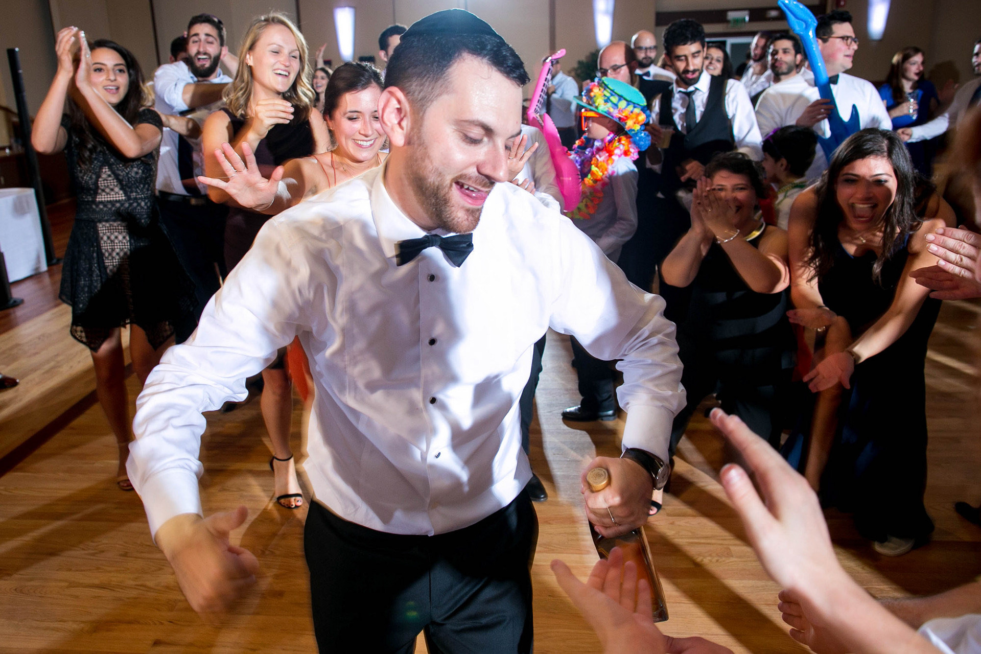 Belen and Barry wed at Beth Tfiloh on Sunday, October 7, 2018.