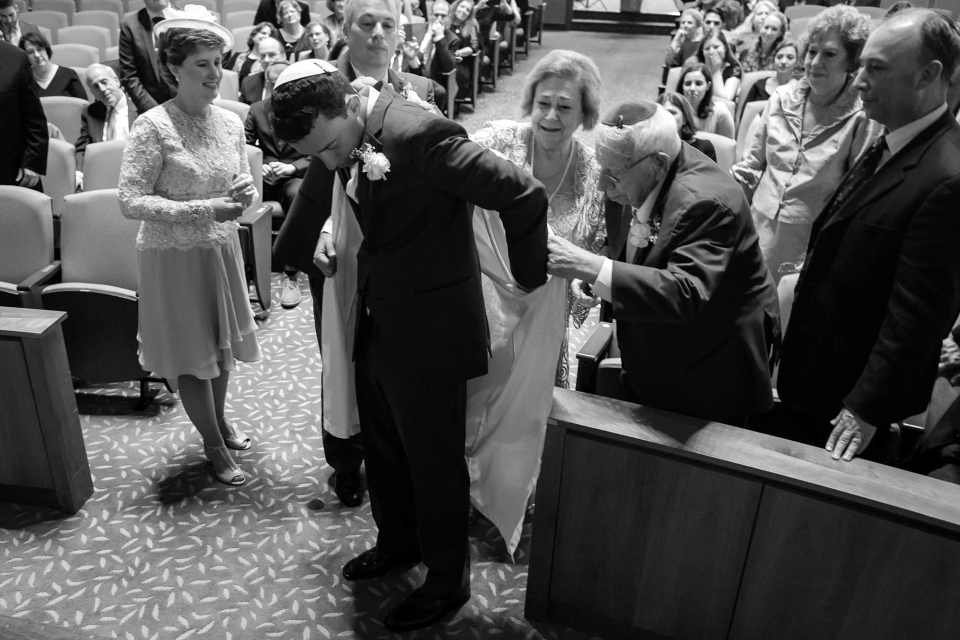 Arienne and Avi wed at Beth Tfiloh on Sunday, June10, 2018.