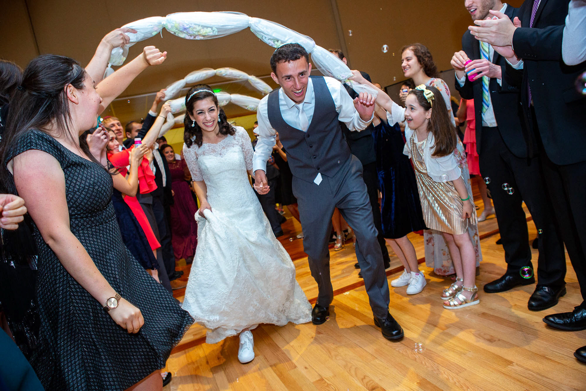 Arienne and Avi wed at Beth Tfiloh on Sunday, June10, 2018.