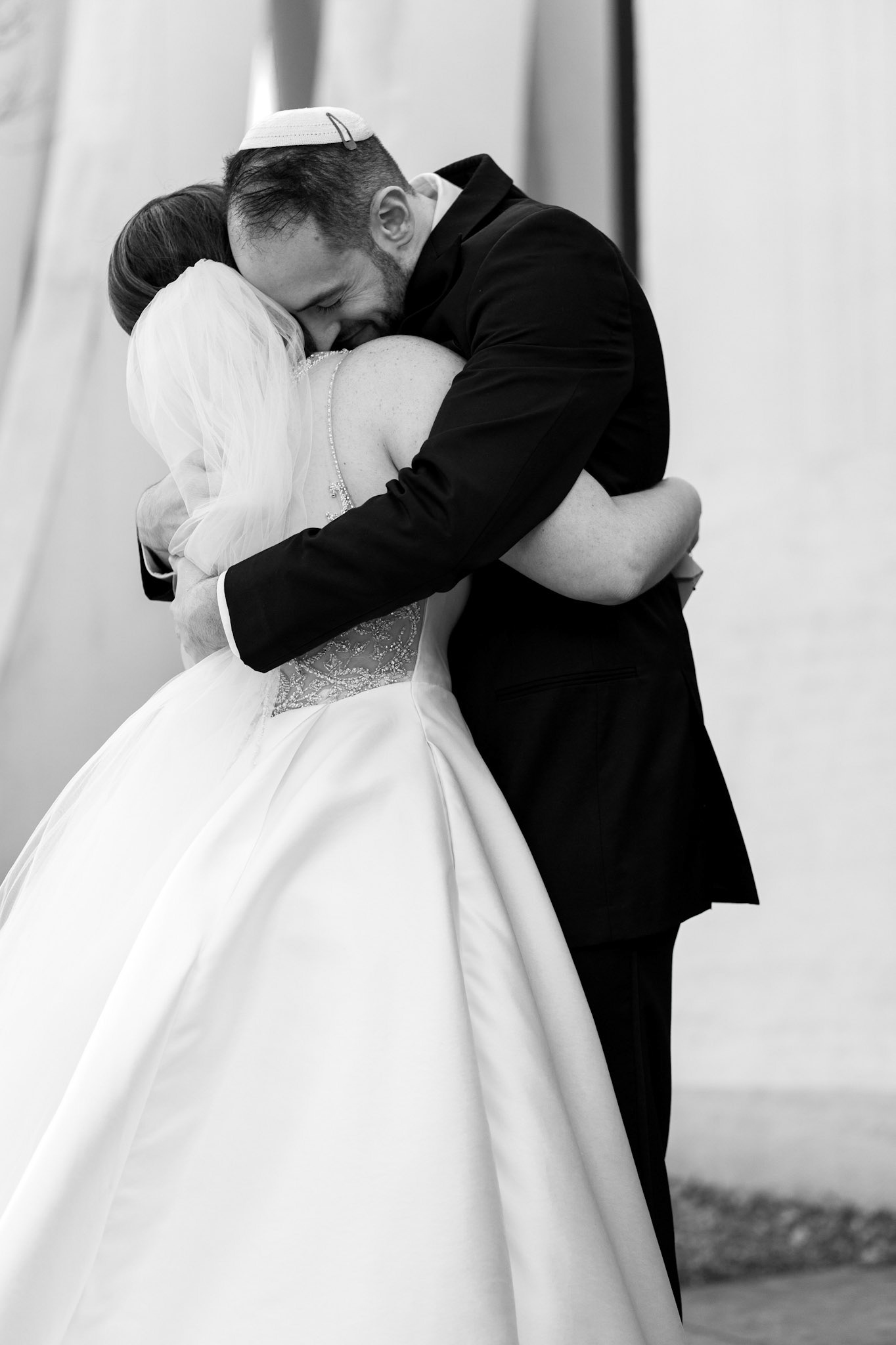 Wedding of Rebecca and Elliot at Beth Tfiloh in Pikesville, MD on Sunday, December 12, 2021.