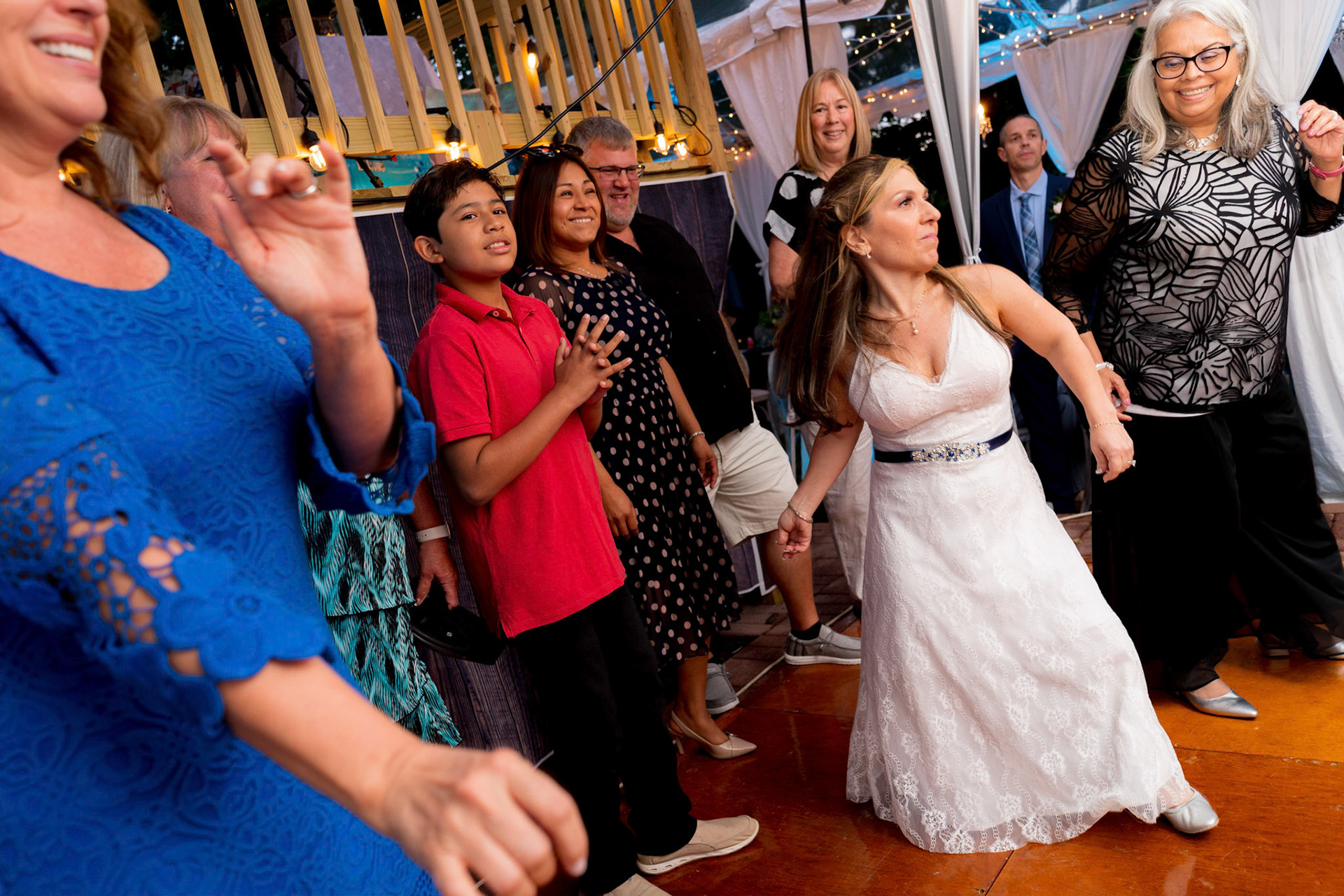 Marina and Mike’s intimate wedding at their home in Arlington, VA.