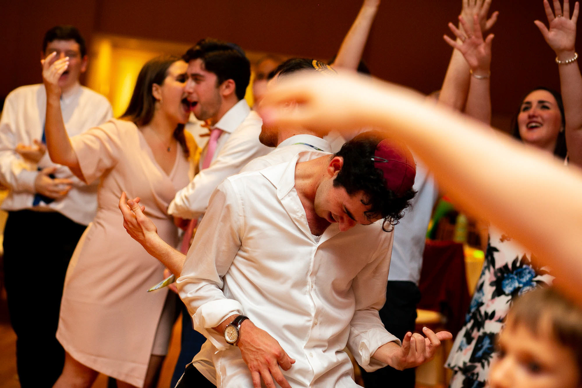 Arienne and Avi wed at Beth Tfiloh on Sunday, June10, 2018.