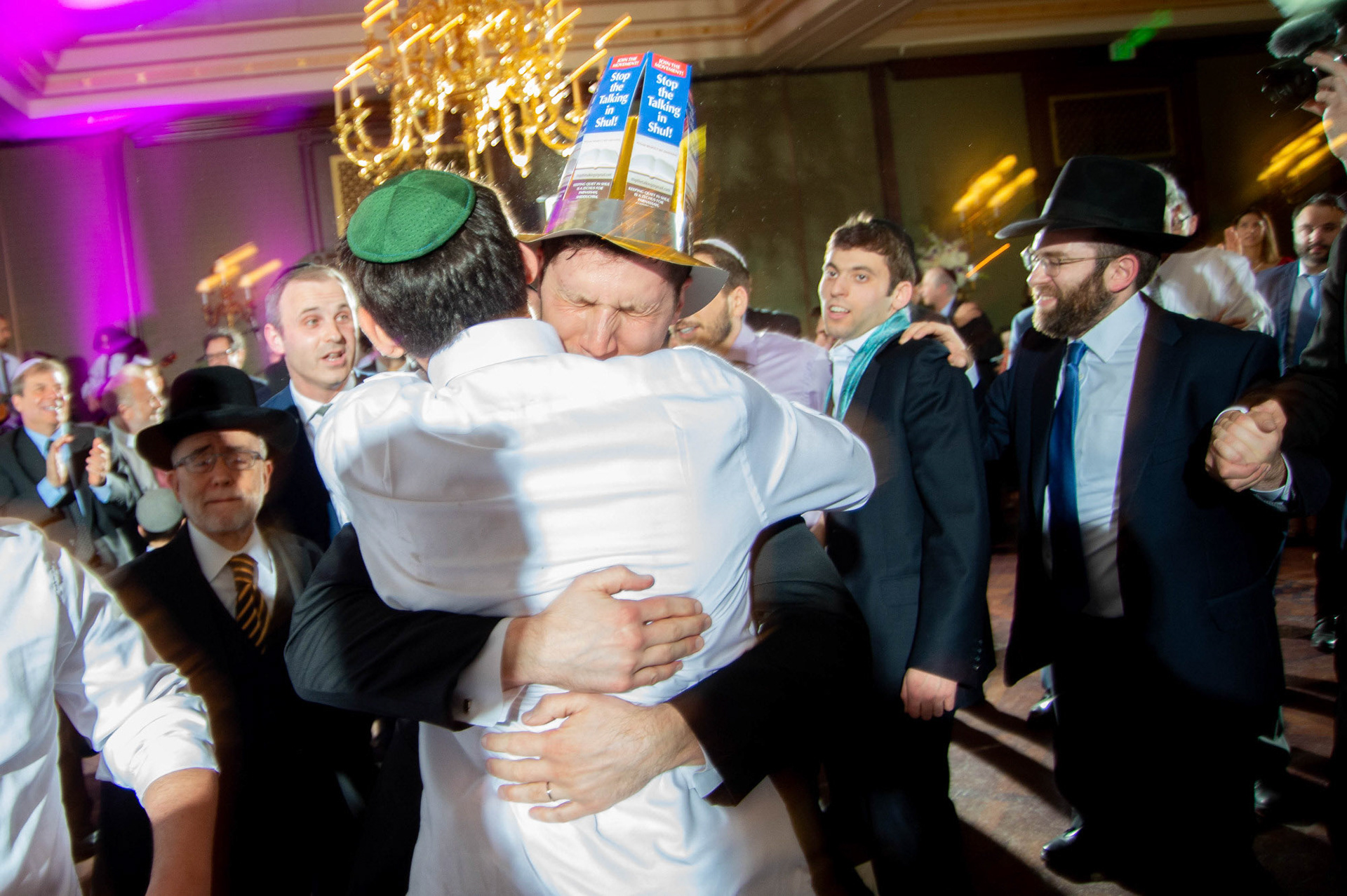 Modern Orthodox Jewish Wedding Grand Lodge Hunt Valley Baltimore Chosson Kallah Tish Bedeken Chuppah Party Portraits Spring Cloudy Rain Fran Berger