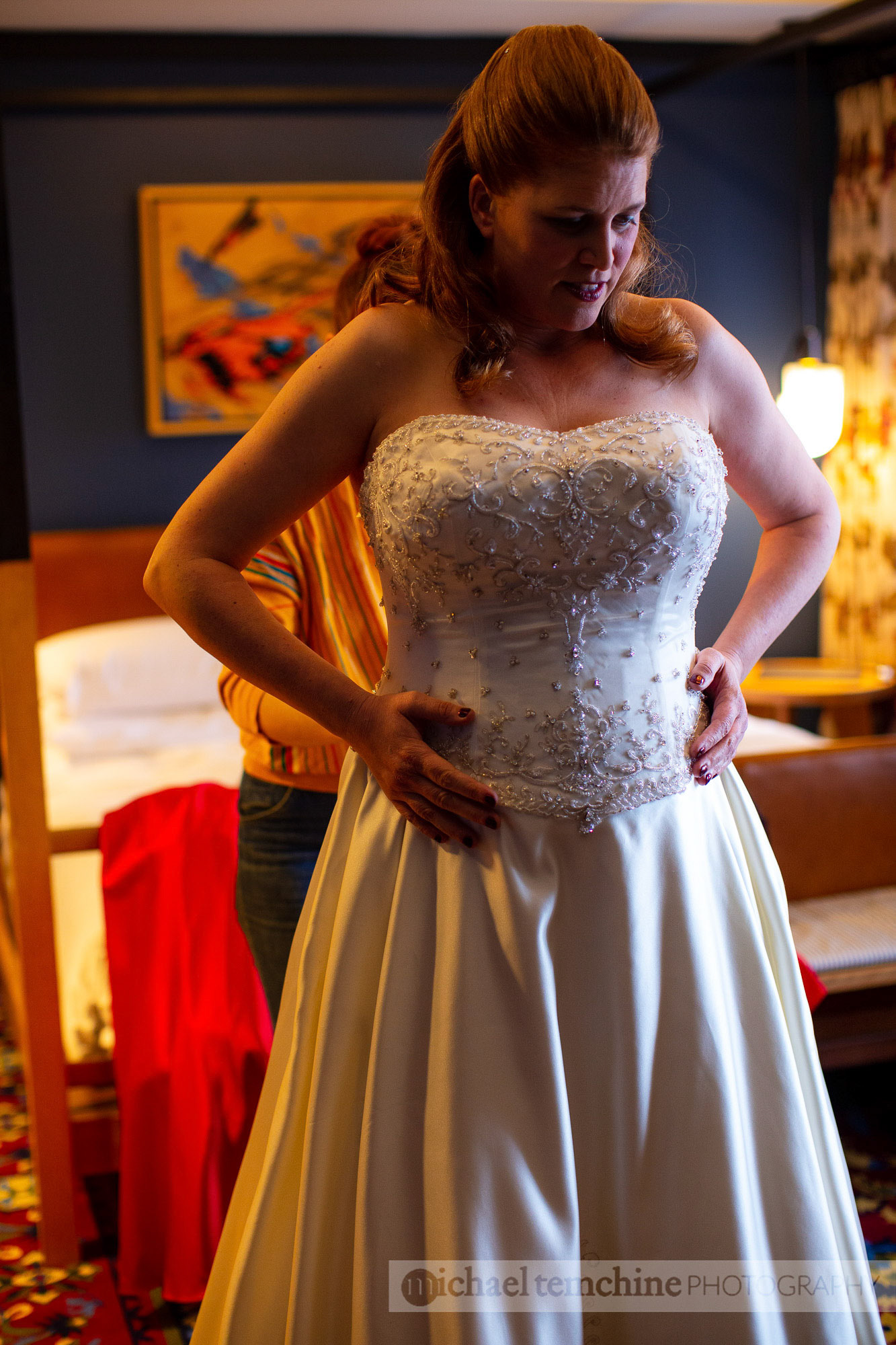 Denise and Sylvain's Peabody Institute wedding on March 2, 2019 in Baltimore, MD