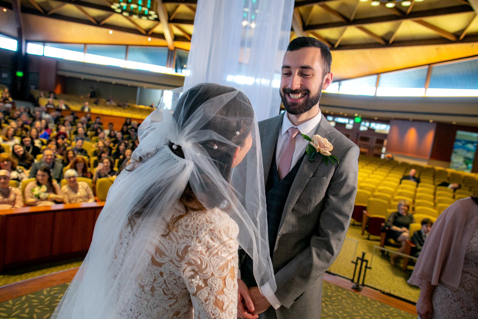 Alison and Shai wed at Beth Tfiloh in Baltimore, MD on Sunday, December 23, 2018.