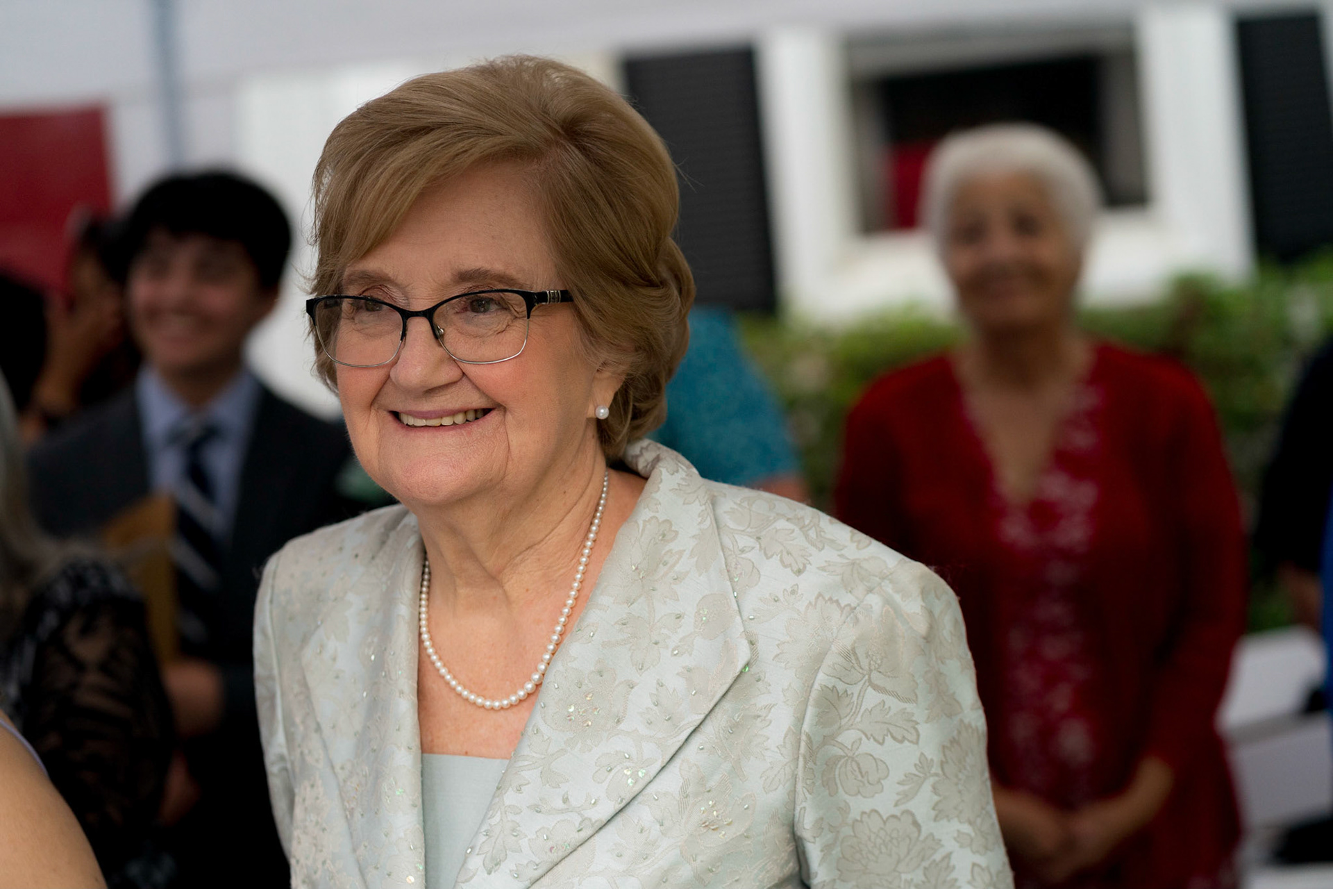 Marina and Mike’s intimate wedding at their home in Arlington, VA.