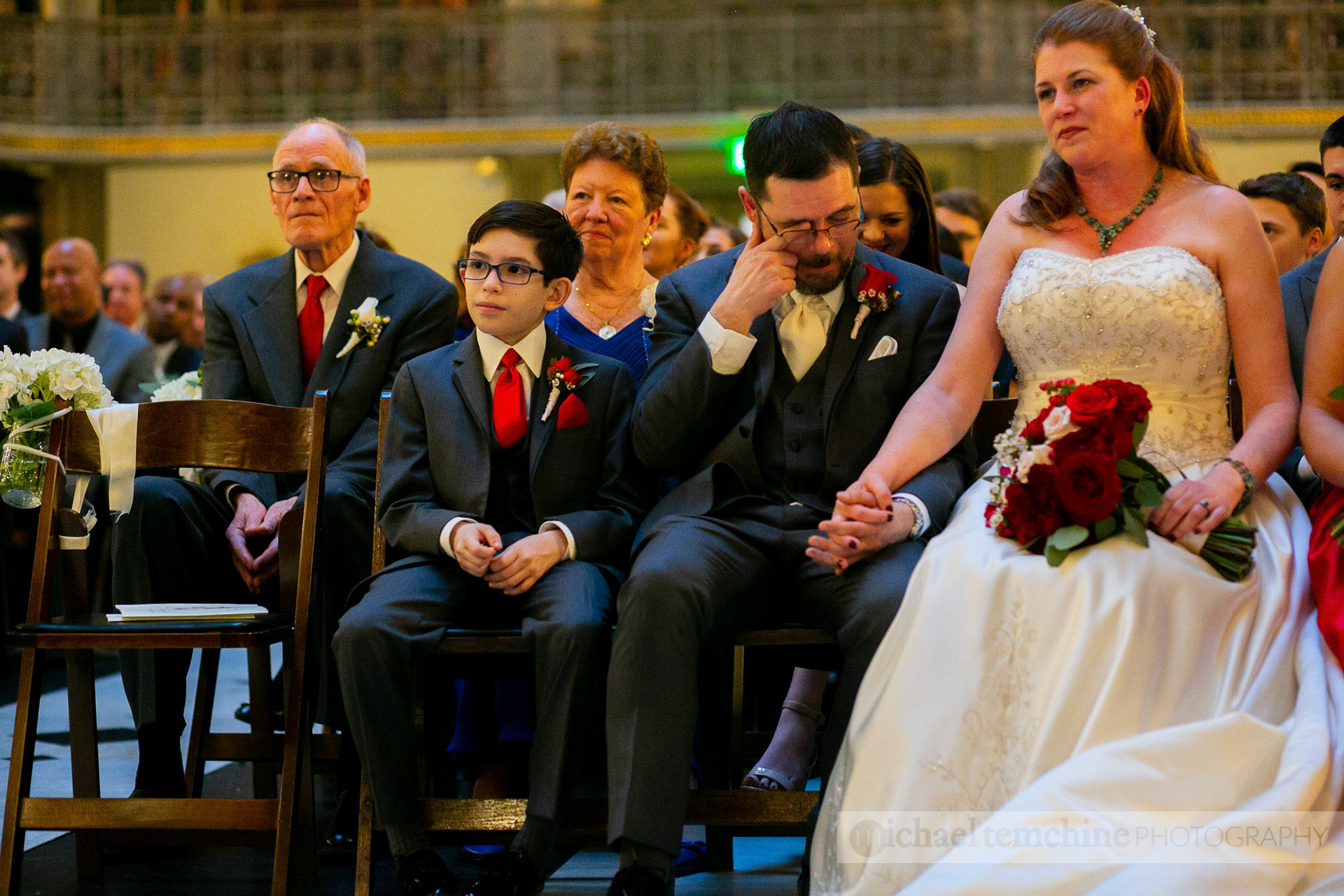 Denise and Sylvain's Peabody Institute wedding on March 2, 2019 in Baltimore, MD