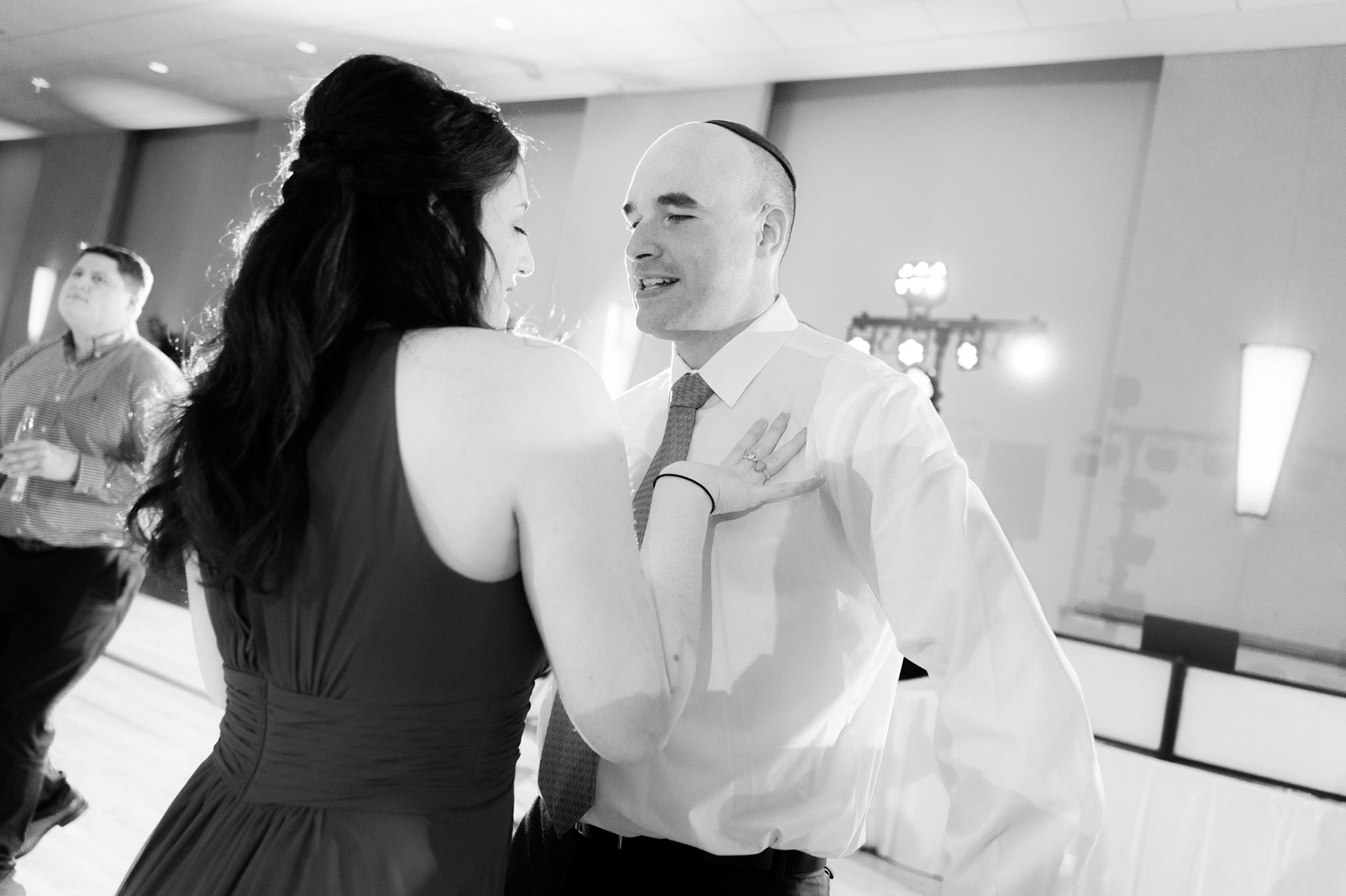 Wedding of Rebecca and Elliot at Beth Tfiloh in Pikesville, MD on Sunday, December 12, 2021.