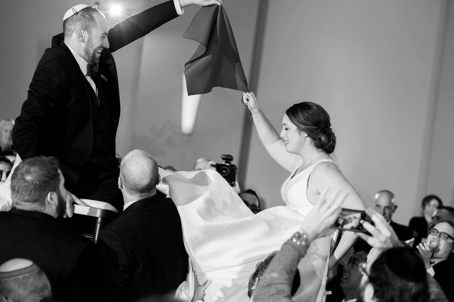 Wedding of Rebecca and Elliot at Beth Tfiloh in Pikesville, MD on Sunday, December 12, 2021.