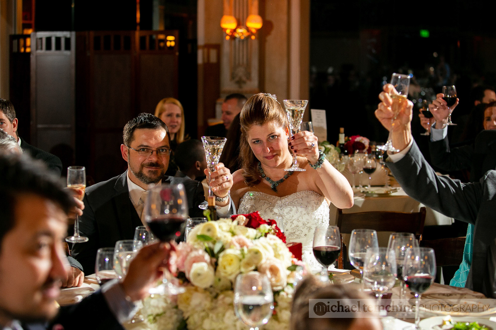 Denise and Sylvain's Peabody Institute wedding on March 2, 2019 in Baltimore, MD