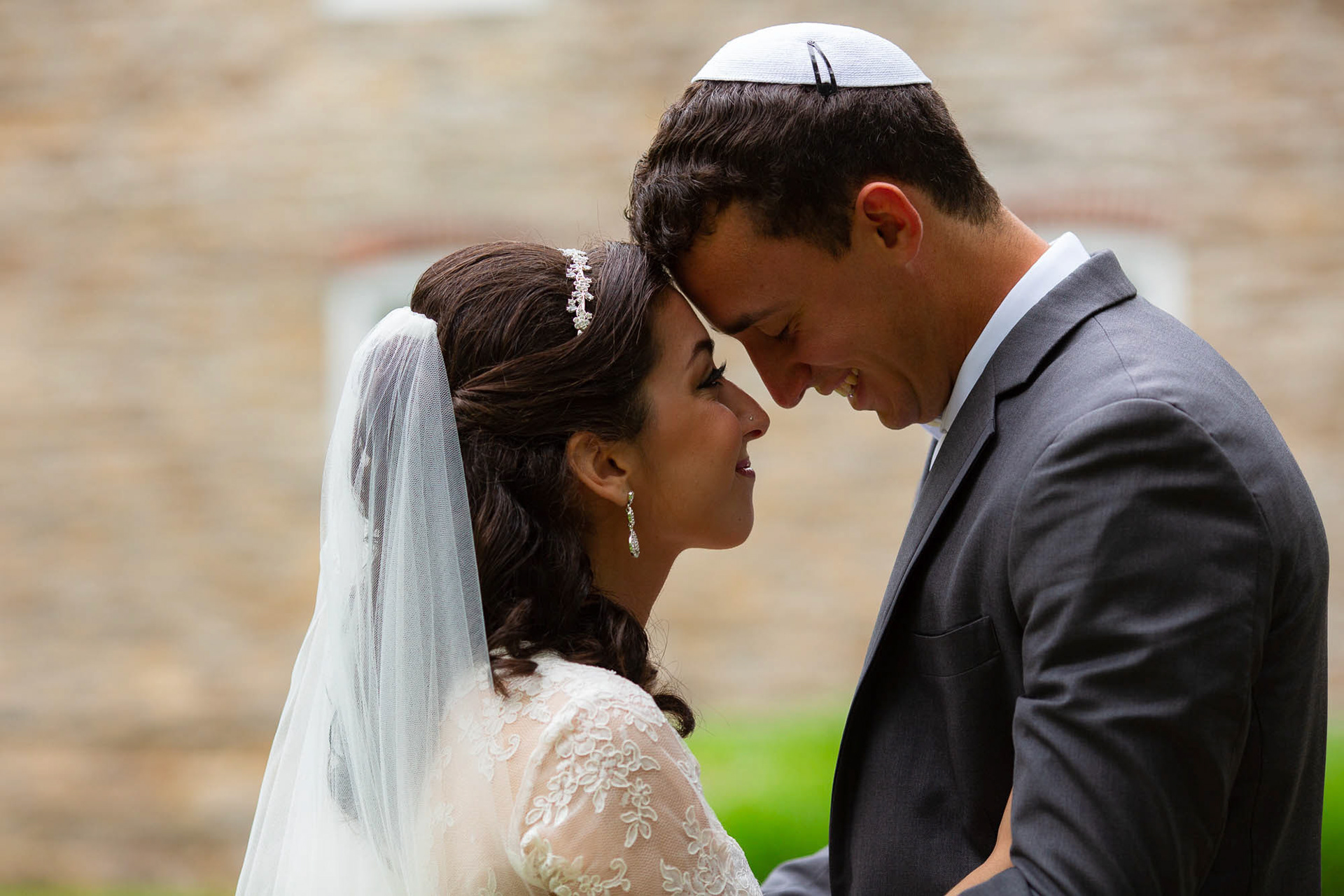 Arienne and Avi wed at Beth Tfiloh on Sunday, June10, 2018.