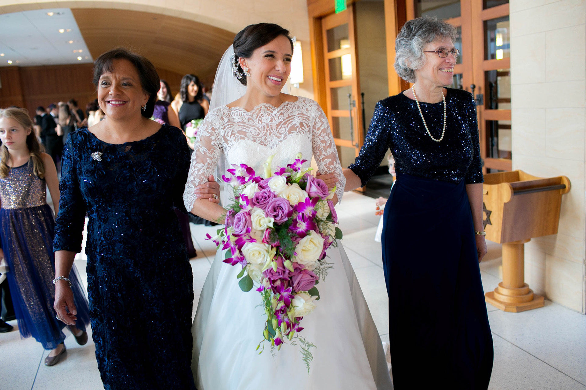 Belen and Barry wed at Beth Tfiloh on Sunday, October 7, 2018.