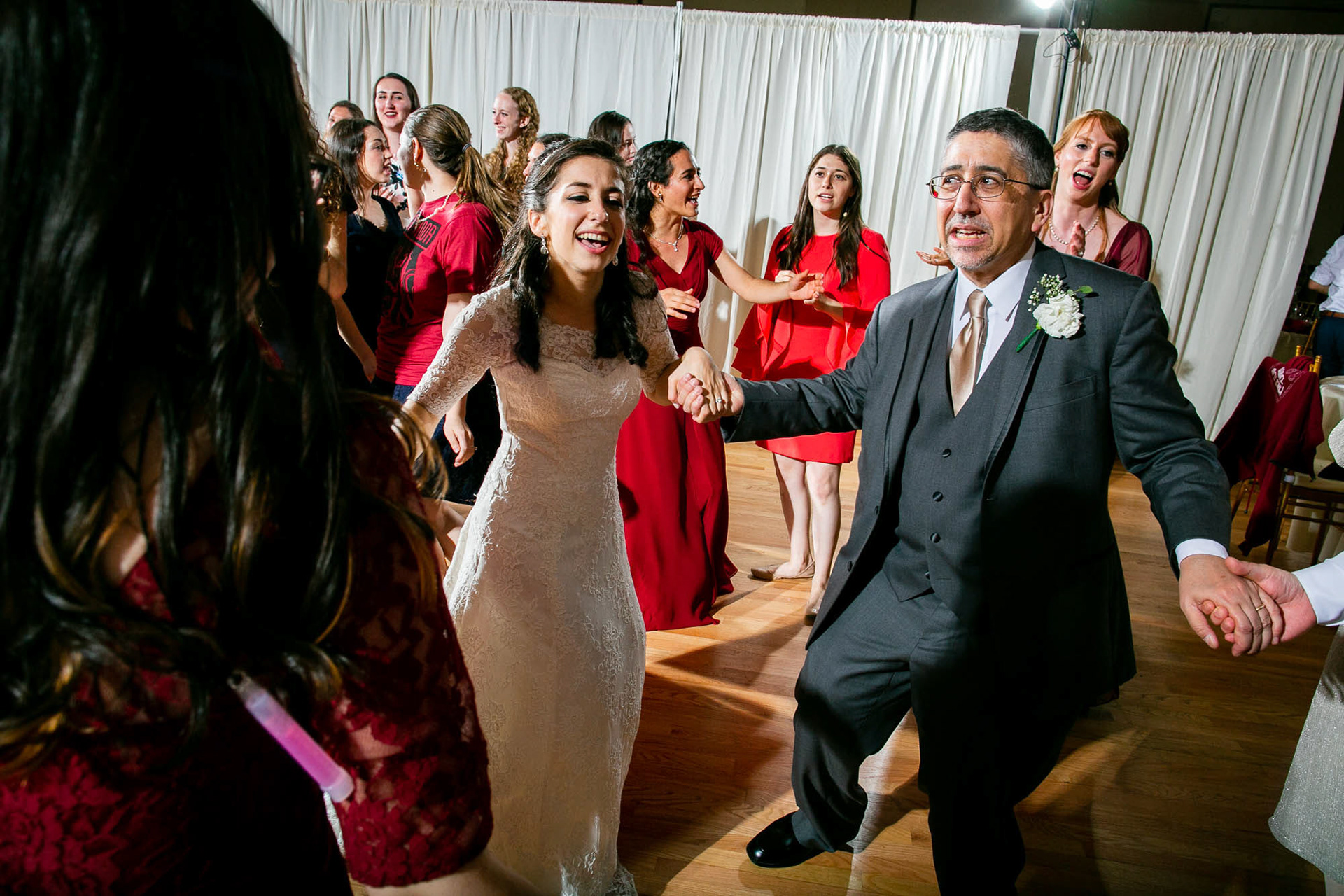 Arienne and Avi wed at Beth Tfiloh on Sunday, June10, 2018.
