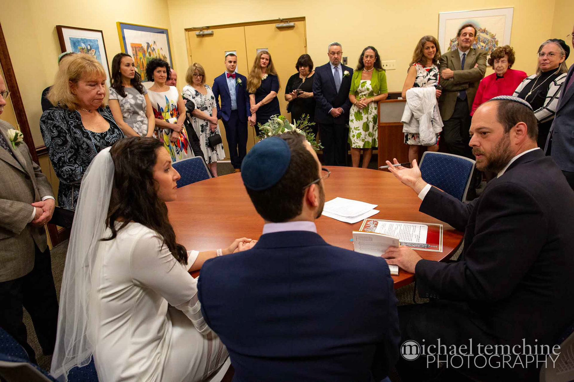 Julie and Michael wed at Moses Montefiore in Baltimore, MD on Sunday, May 5, 2019.