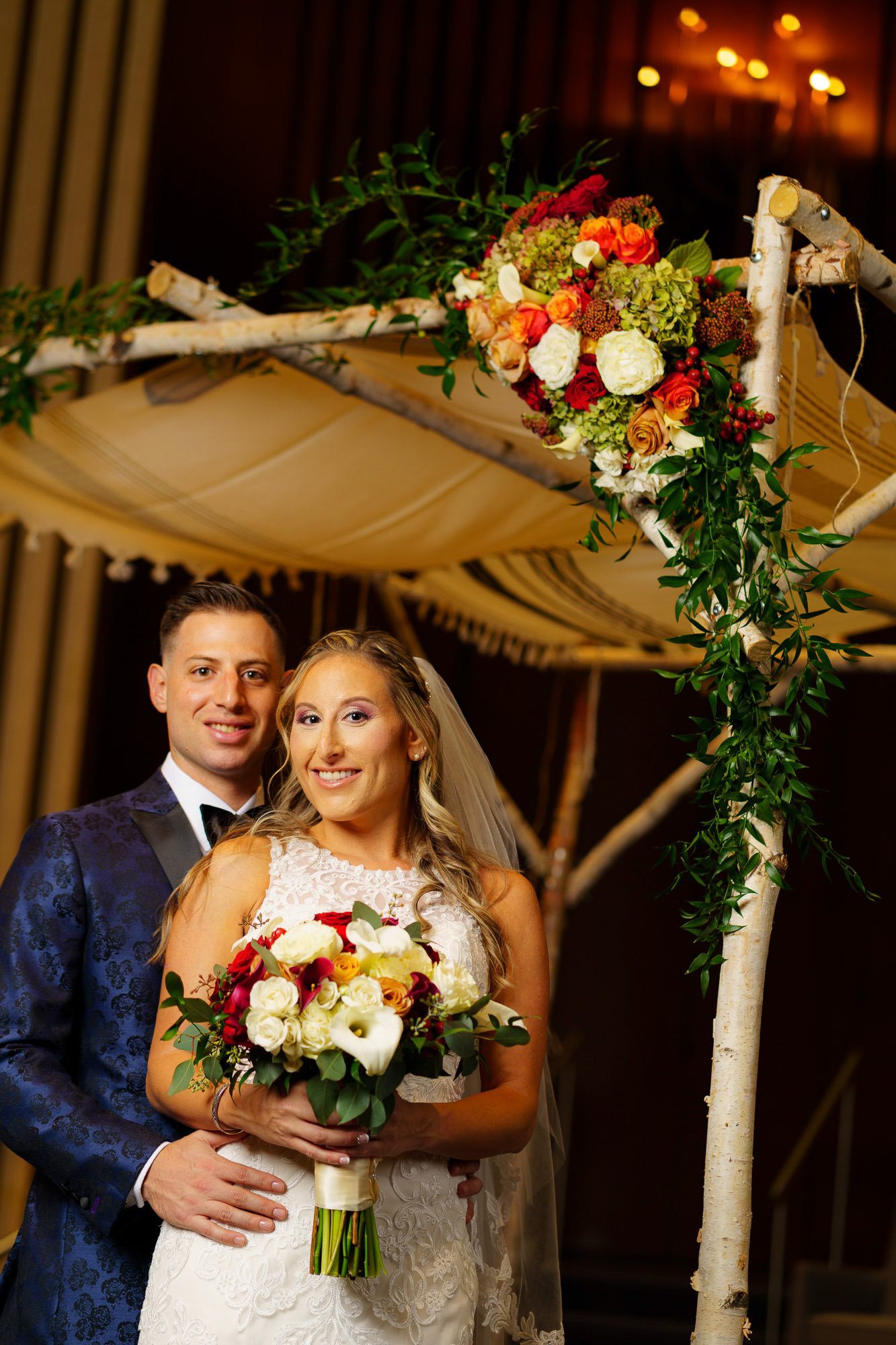 Melissa and Lee get married at Chizuk Amuno Congregation in Baltimore, MD on Saturday, November 7, 2020.
