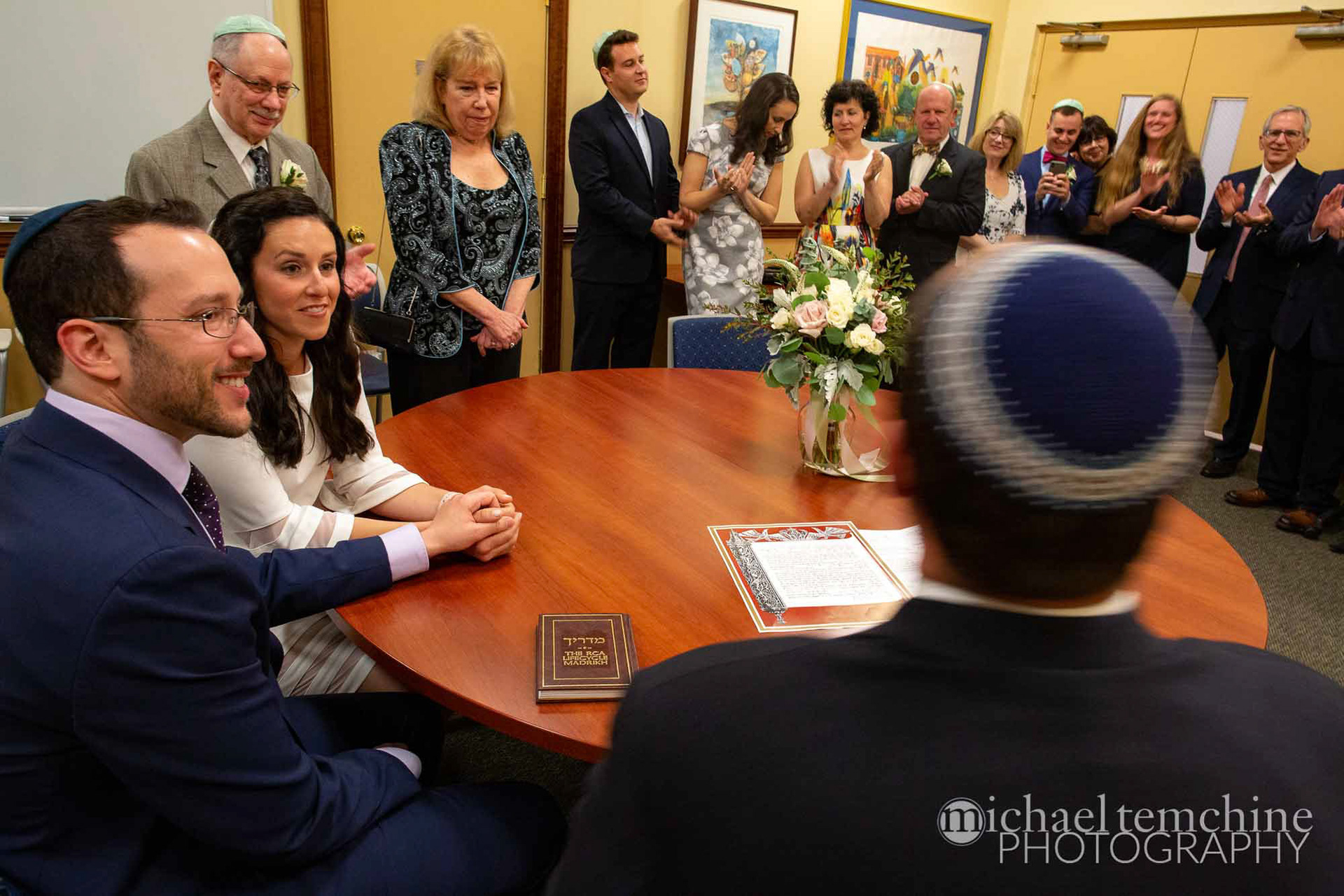Julie and Michael wed at Moses Montefiore in Baltimore, MD on Sunday, May 5, 2019.