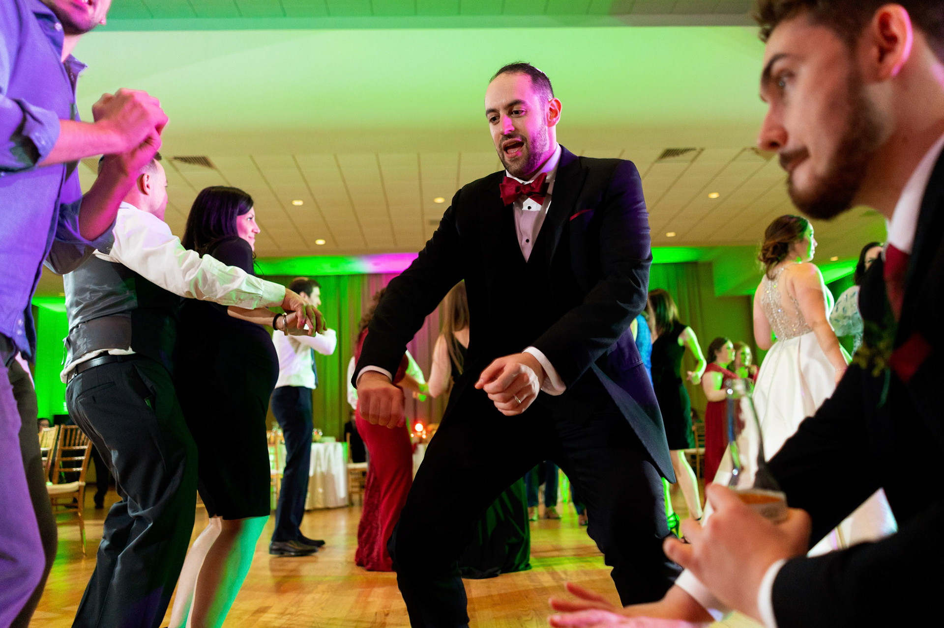 Wedding of Rebecca and Elliot at Beth Tfiloh in Pikesville, MD on Sunday, December 12, 2021.