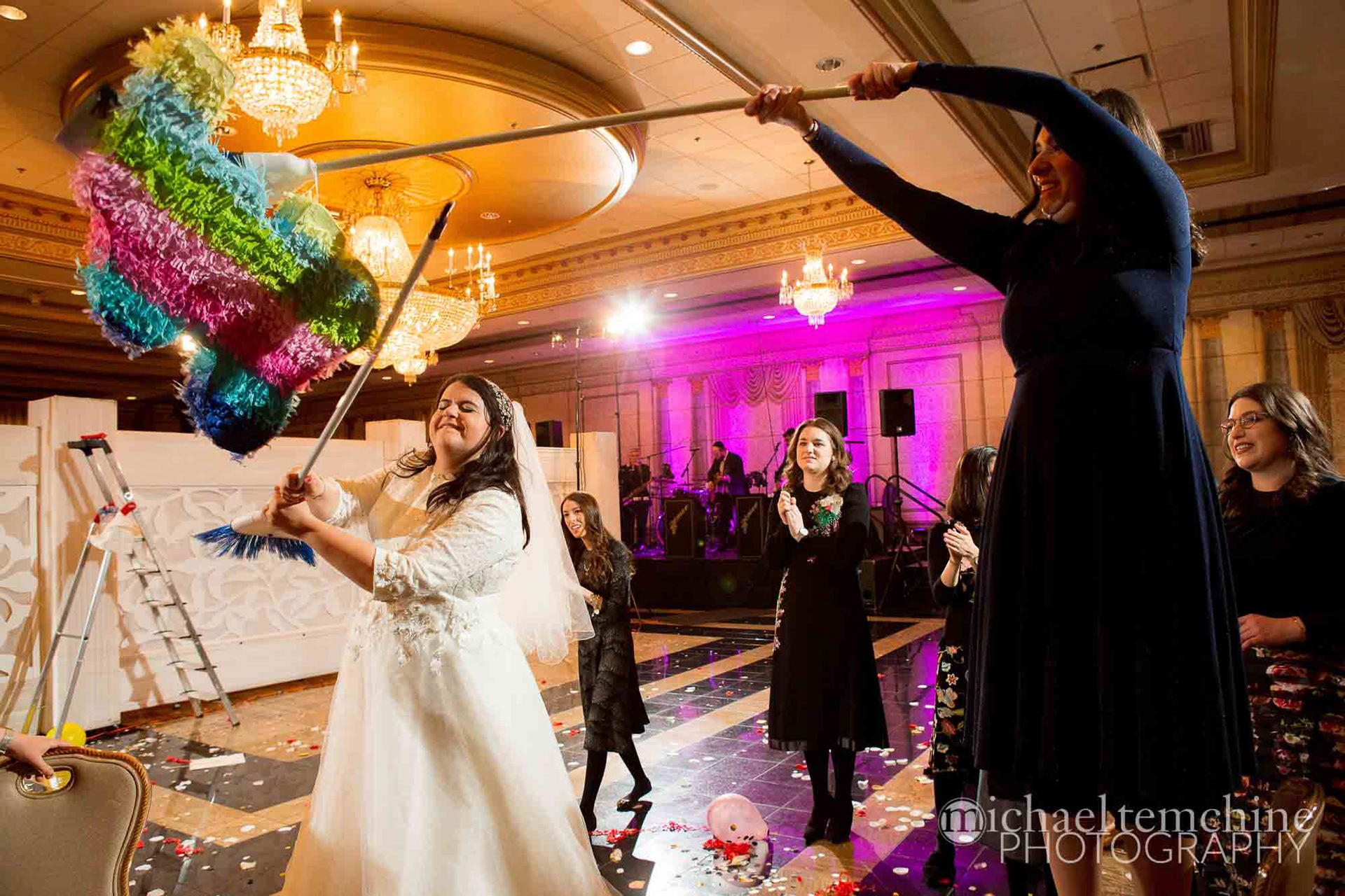 Tali and John's Frum Orthodox Jewish wedding at the Valley Mansion, Baltimore, MD on Sunday, March 17, 2019.