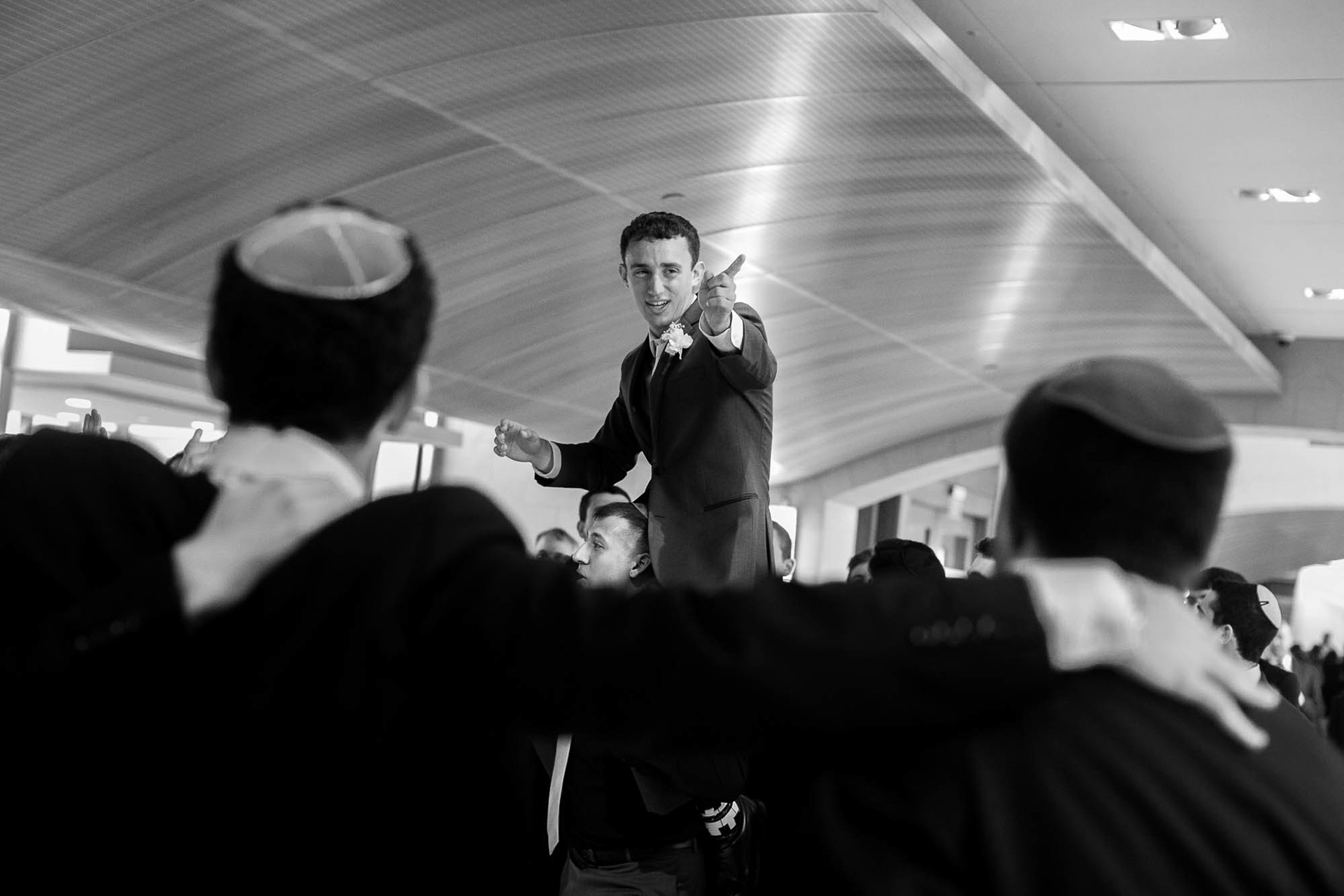 Arienne and Avi wed at Beth Tfiloh on Sunday, June10, 2018.