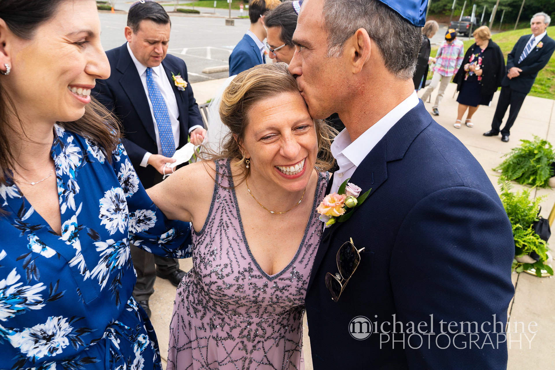 Karen and Brian wed at Bnai Israel in Rockville, MD on Sunday, April 25, 2021.