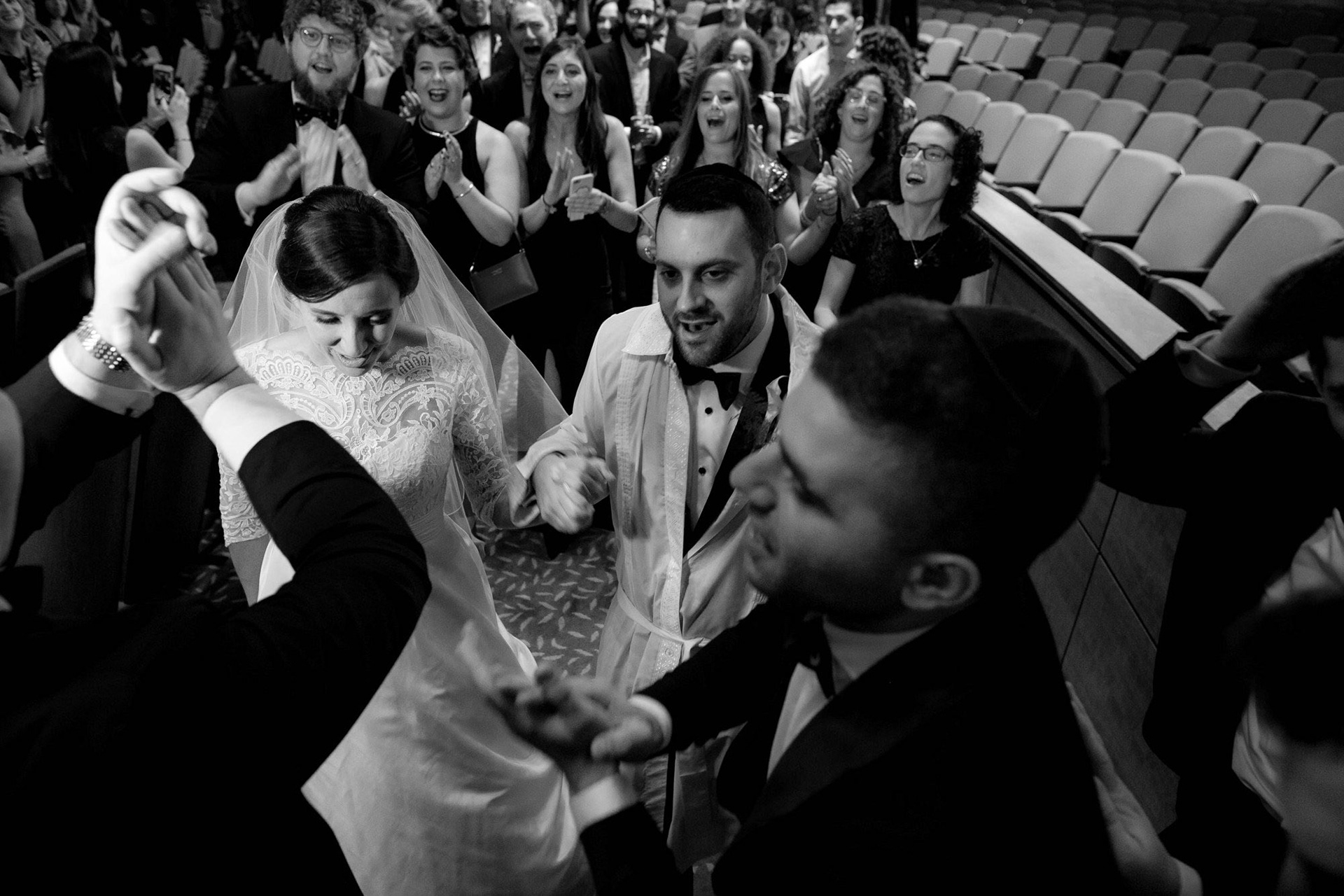 Belen and Barry wed at Beth Tfiloh on Sunday, October 7, 2018.