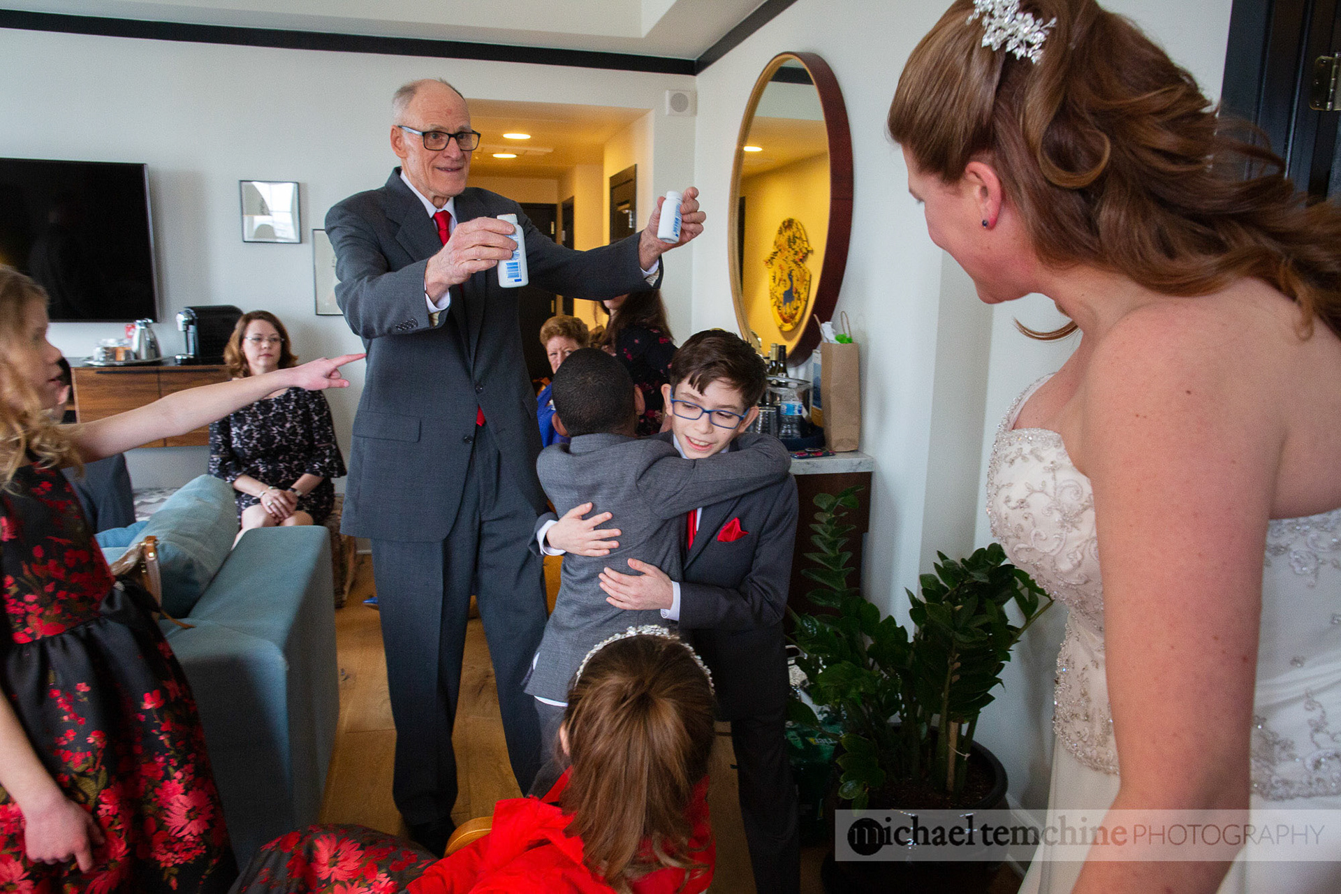 Denise and Sylvain's Peabody Institute wedding on March 2, 2019 in Baltimore, MD