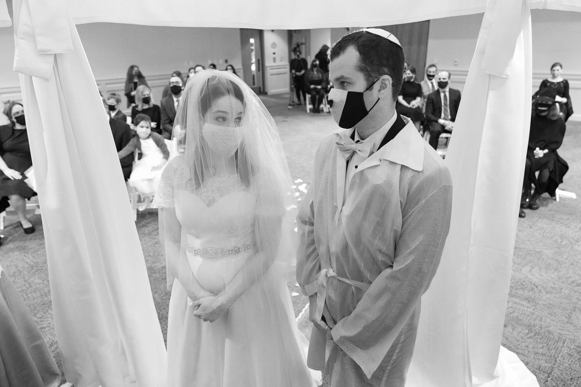 Shoshana and Dani wed at Brookside Gardens in Wheaton, MD on Sunday, November 1, 2020.