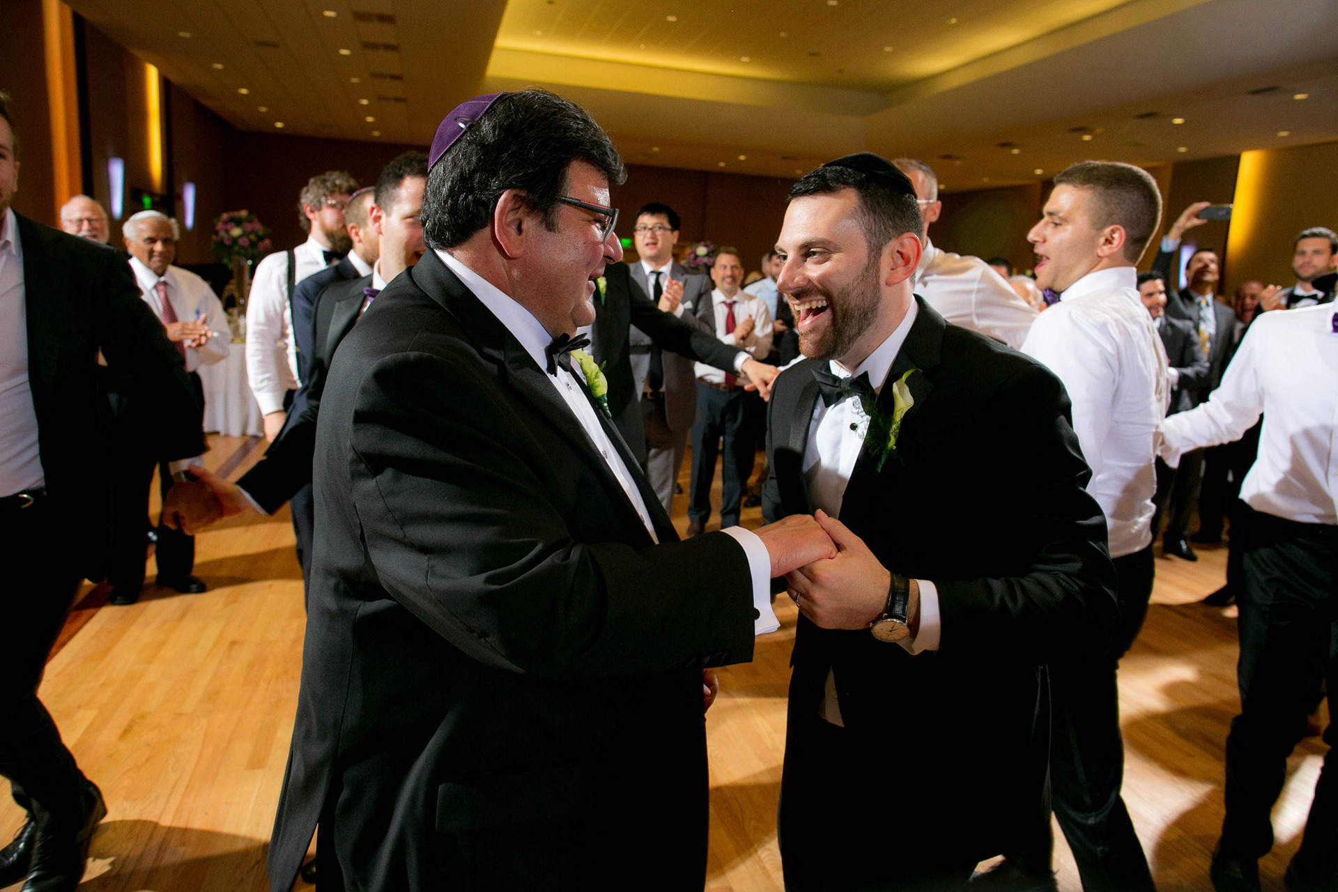 Belen and Barry wed at Beth Tfiloh on Sunday, October 7, 2018.