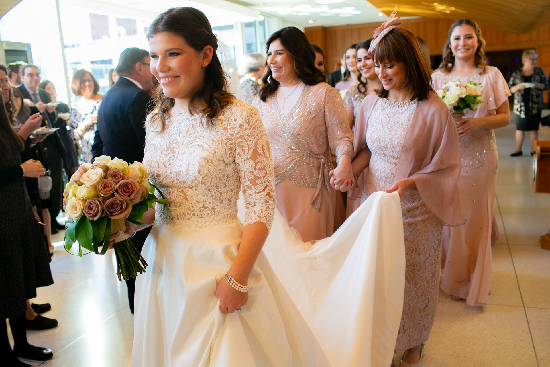 Alison and Shai wed at Beth Tfiloh in Baltimore, MD on Sunday, December 23, 2018.