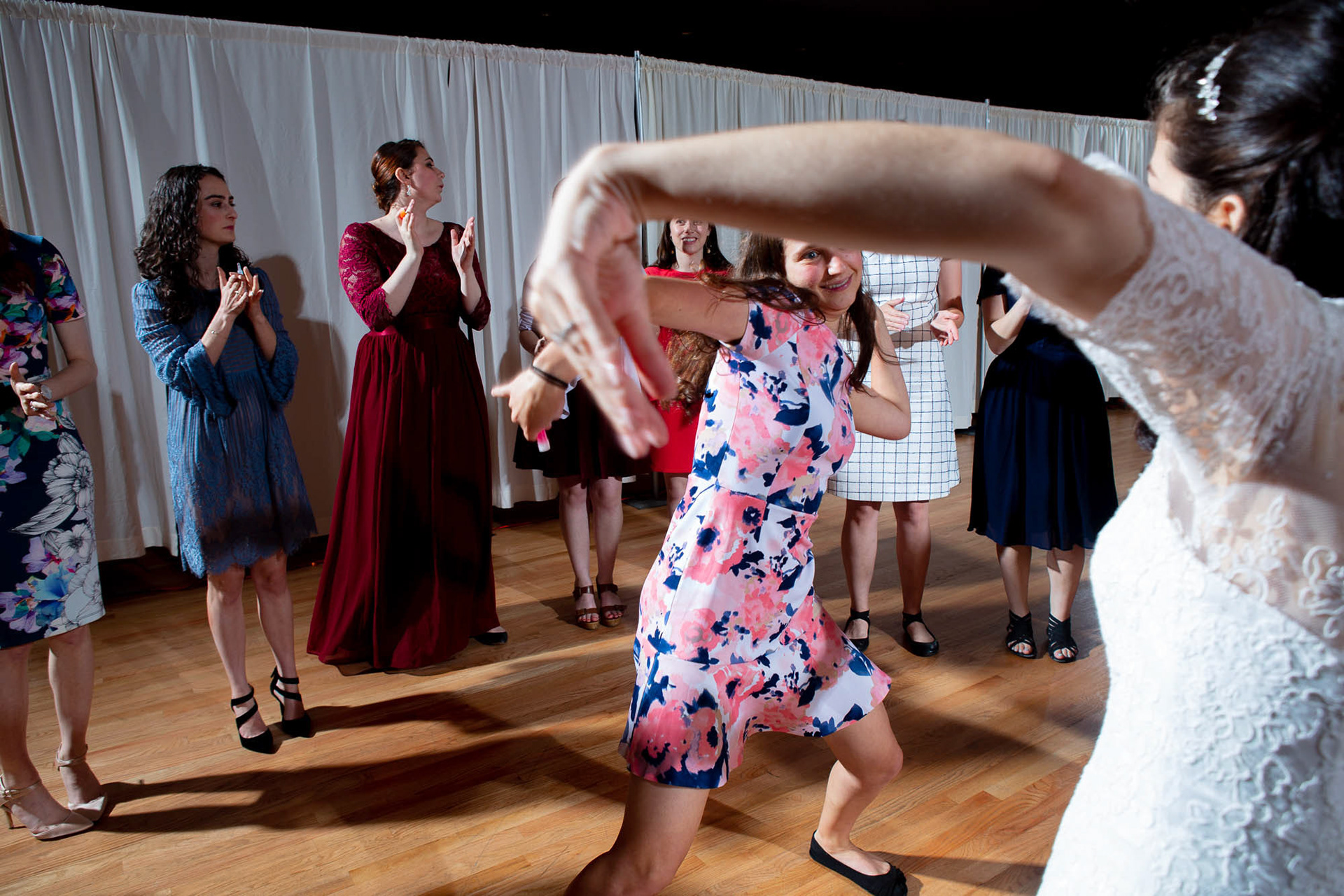 Arienne and Avi wed at Beth Tfiloh on Sunday, June10, 2018.