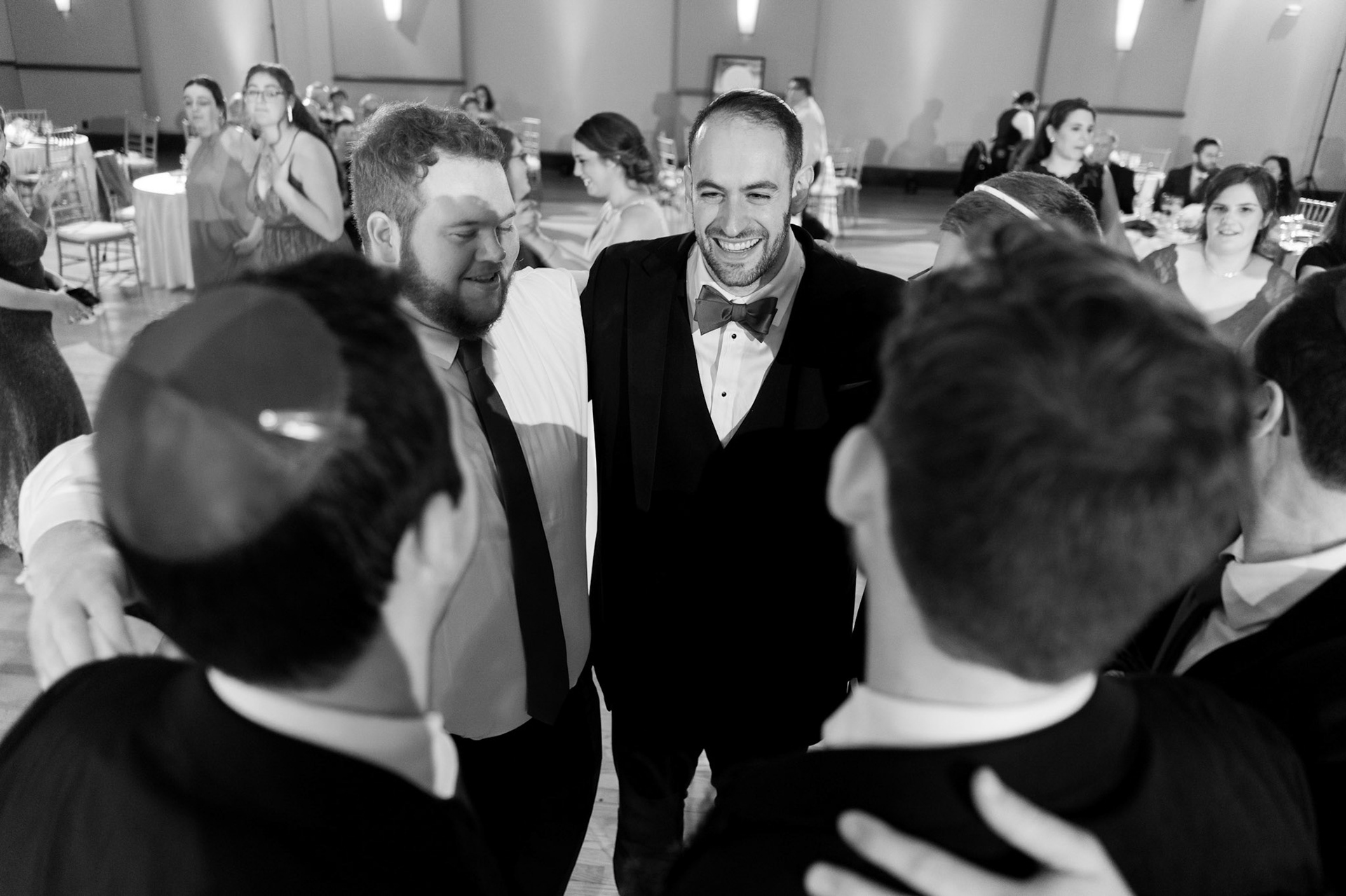 Wedding of Rebecca and Elliot at Beth Tfiloh in Pikesville, MD on Sunday, December 12, 2021.