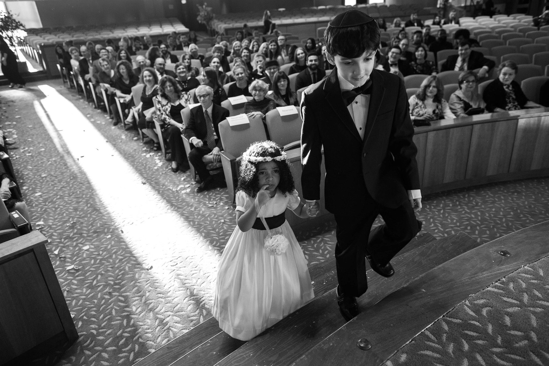 Belen and Barry wed at Beth Tfiloh on Sunday, October 7, 2018.
