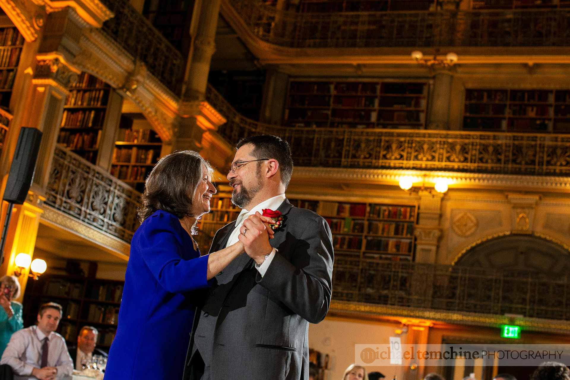 Denise and Sylvain's Peabody Institute wedding on March 2, 2019 in Baltimore, MD